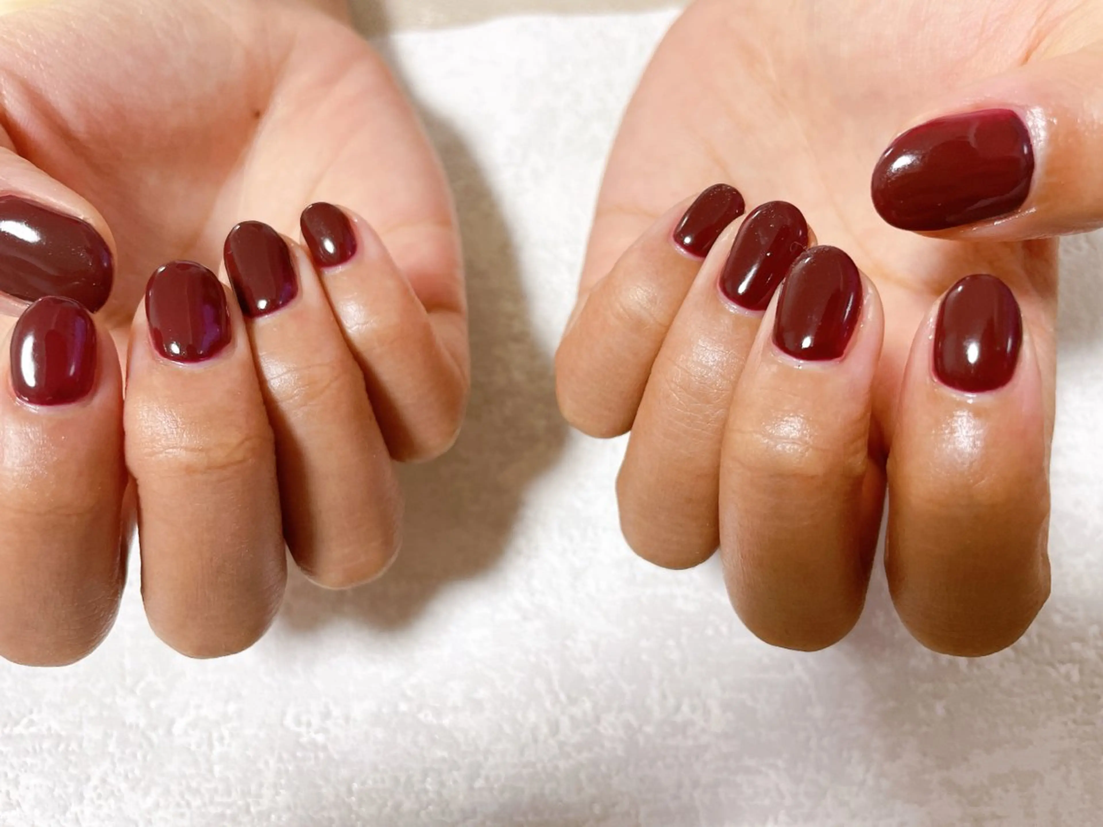 ネイル オーロラネイル フットネイル フレンチネイル ジェルネイル 韓国ネイル Mogu nail 二子玉川のネイルデザイン