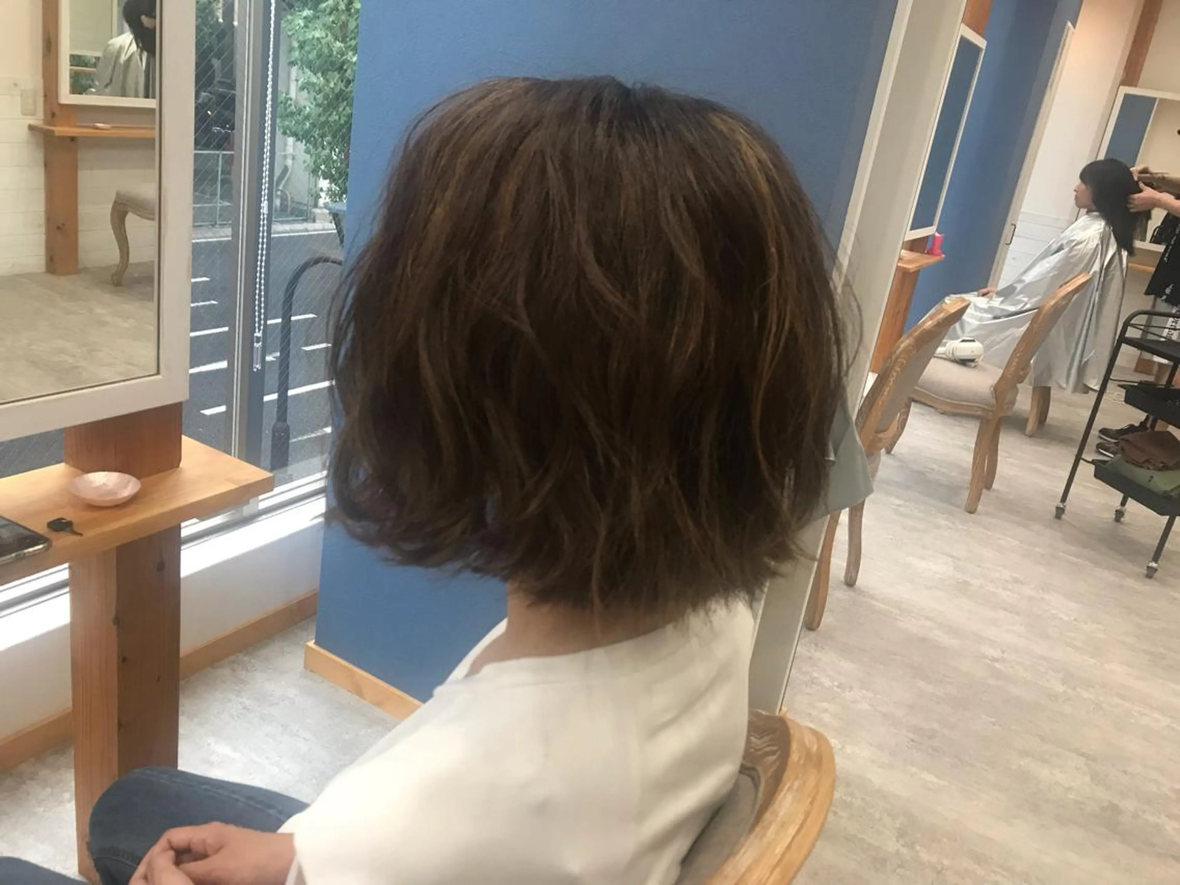 ショート カラー ヘアアレンジ ボブ ショートヘア a moment所属・蔵前🫧韓国風レイヤ ーカット🫧KAHOのヘアスタイル