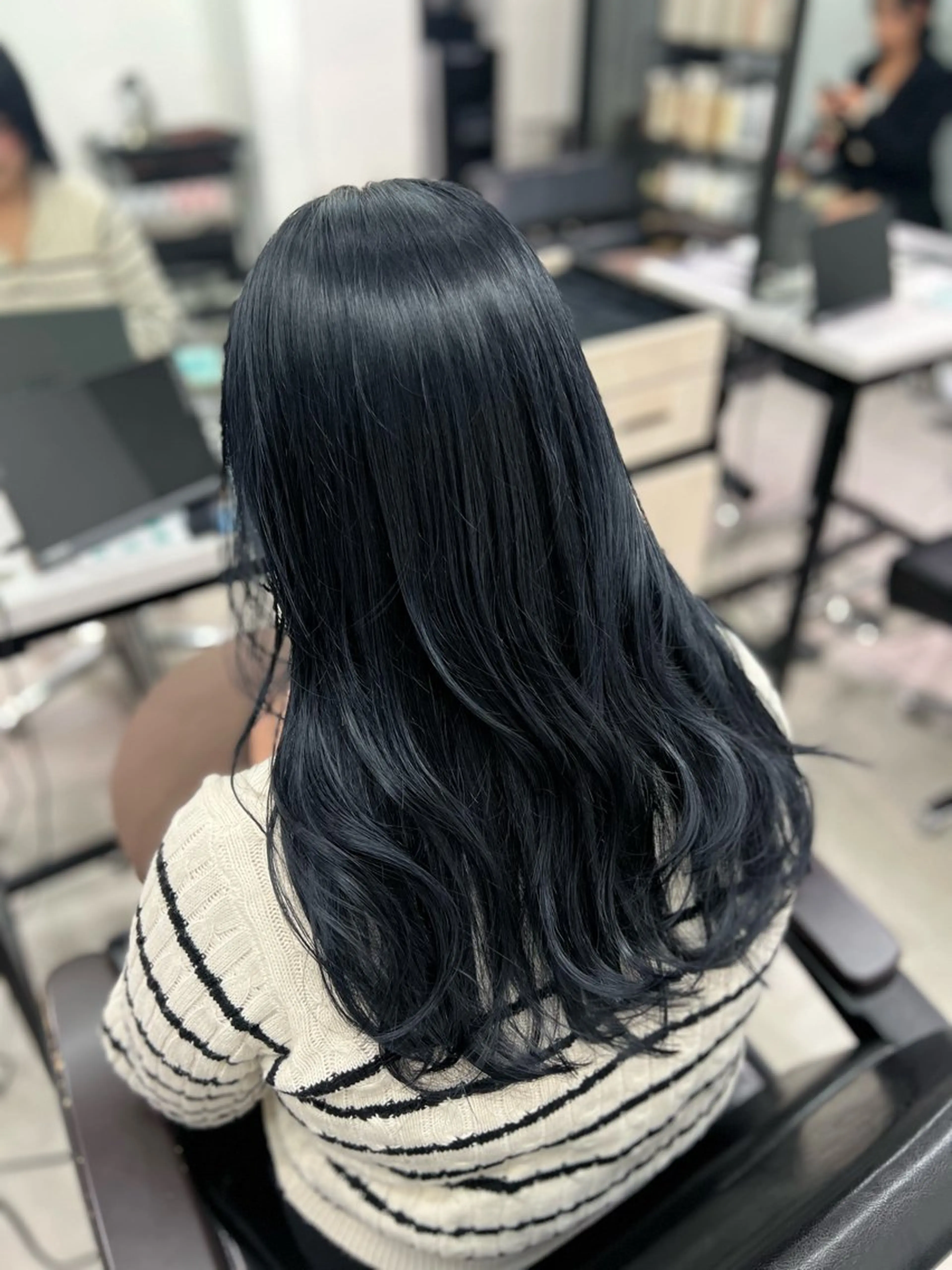 ロング カラー ヘアカラー トリートメント kei/透明感カラー /縮毛矯正/メンズのヘアスタイル