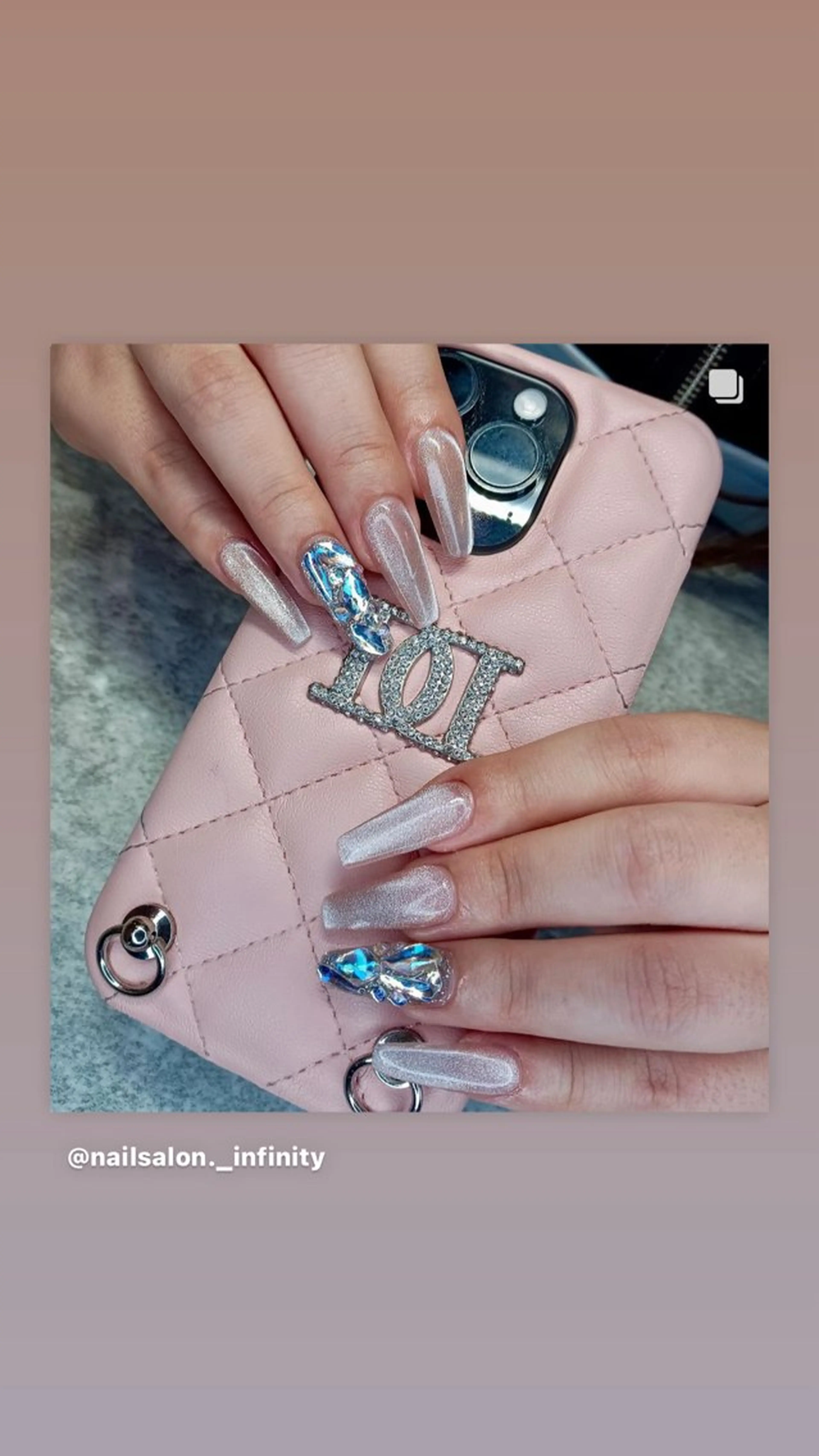 ネイル マグネットネイル スカルプネイル ワンホンネイル nail salon INFINITY所属・nail salon INFINITYのネイルデザイン