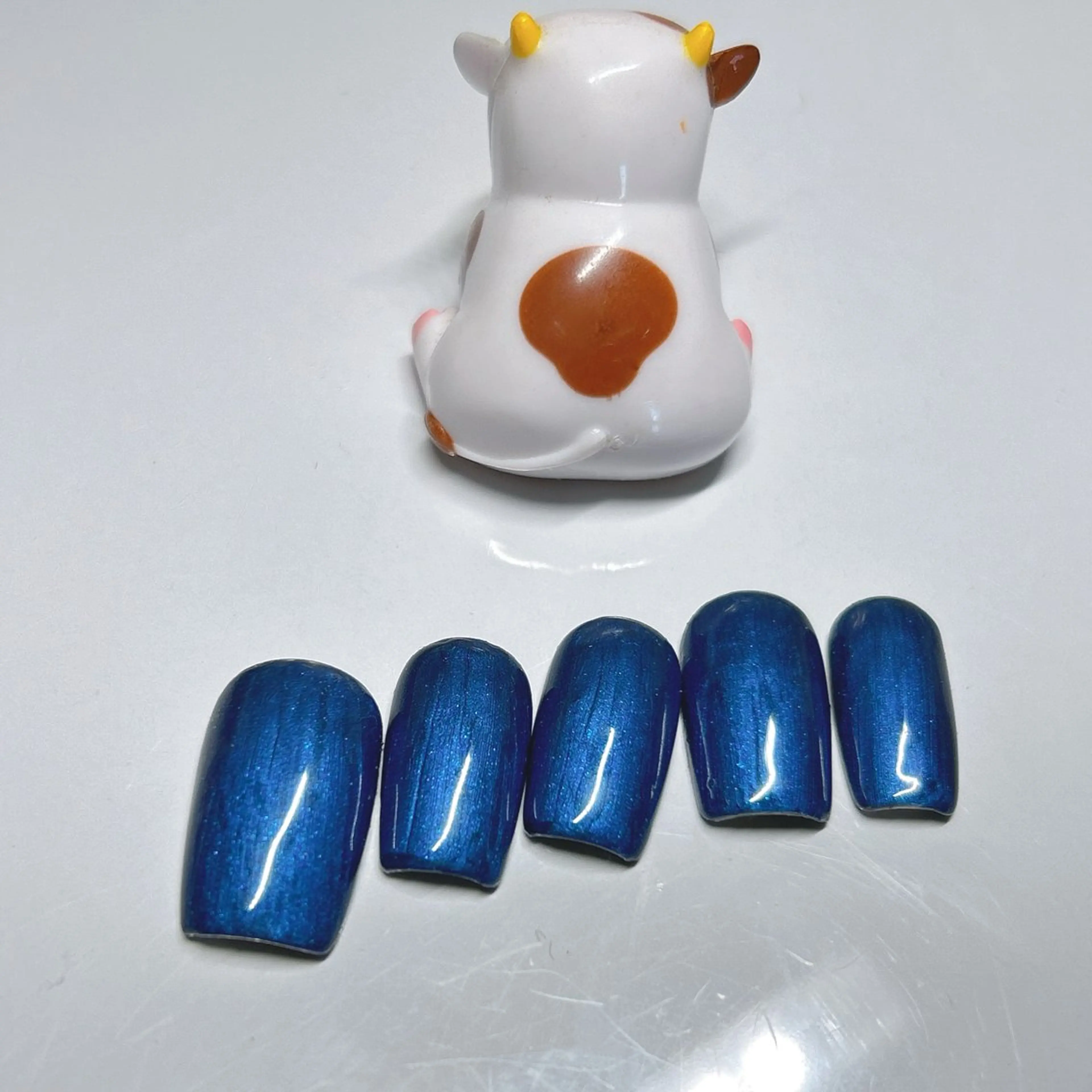ネイル ブルー ケン ケンのネイルデザイン