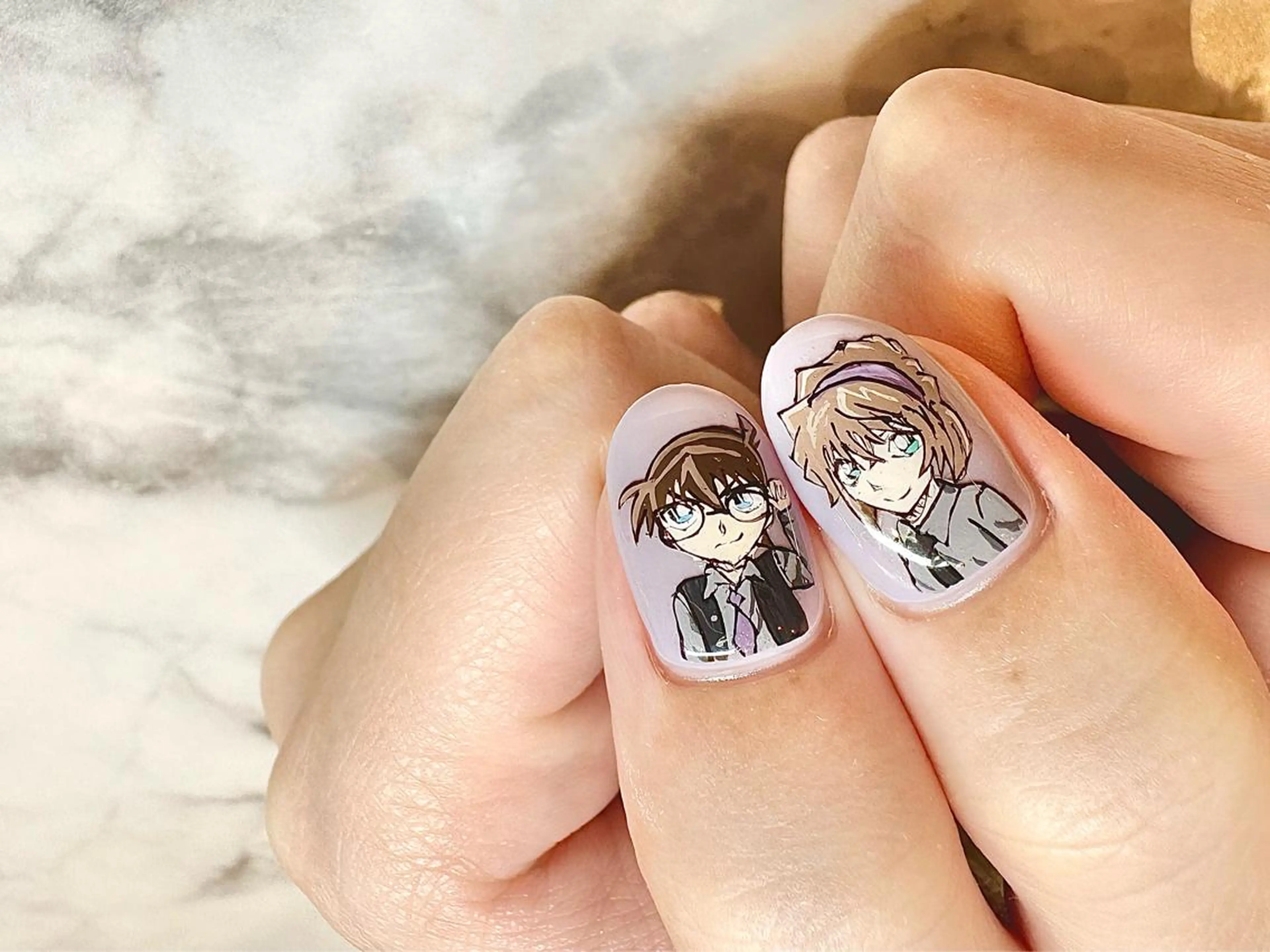 ネイル ロングネイル メンズネイル スカルプネイル スクエアネイル Bianca名駅 🪼店長sagawaのネイルデザイン