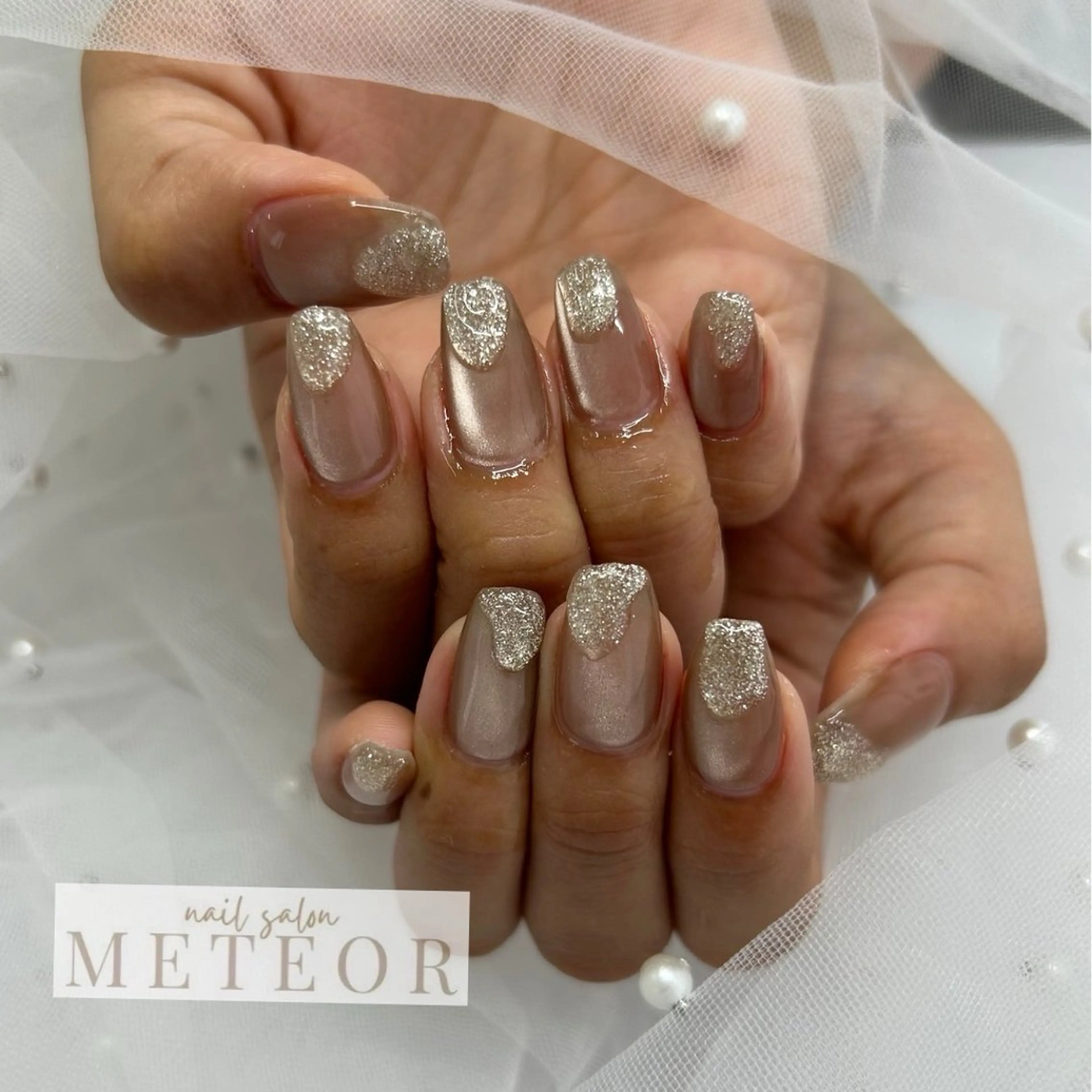 ミディアム ハンドネイル nailsalon meteor所属・meteor staffのその他イメージ