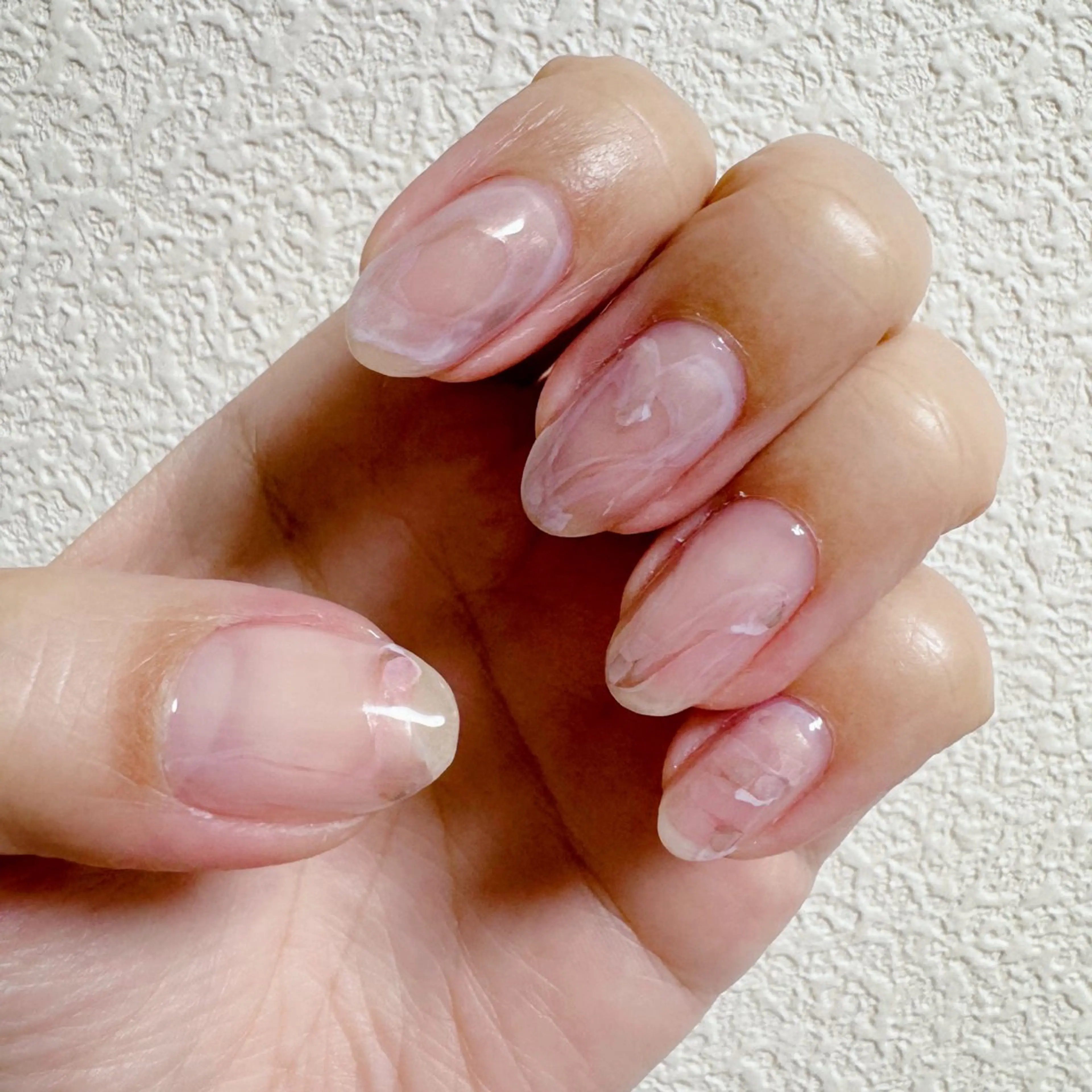 ネイル アートネイル クリアネイル mieux nail aireiのネイルデザイン