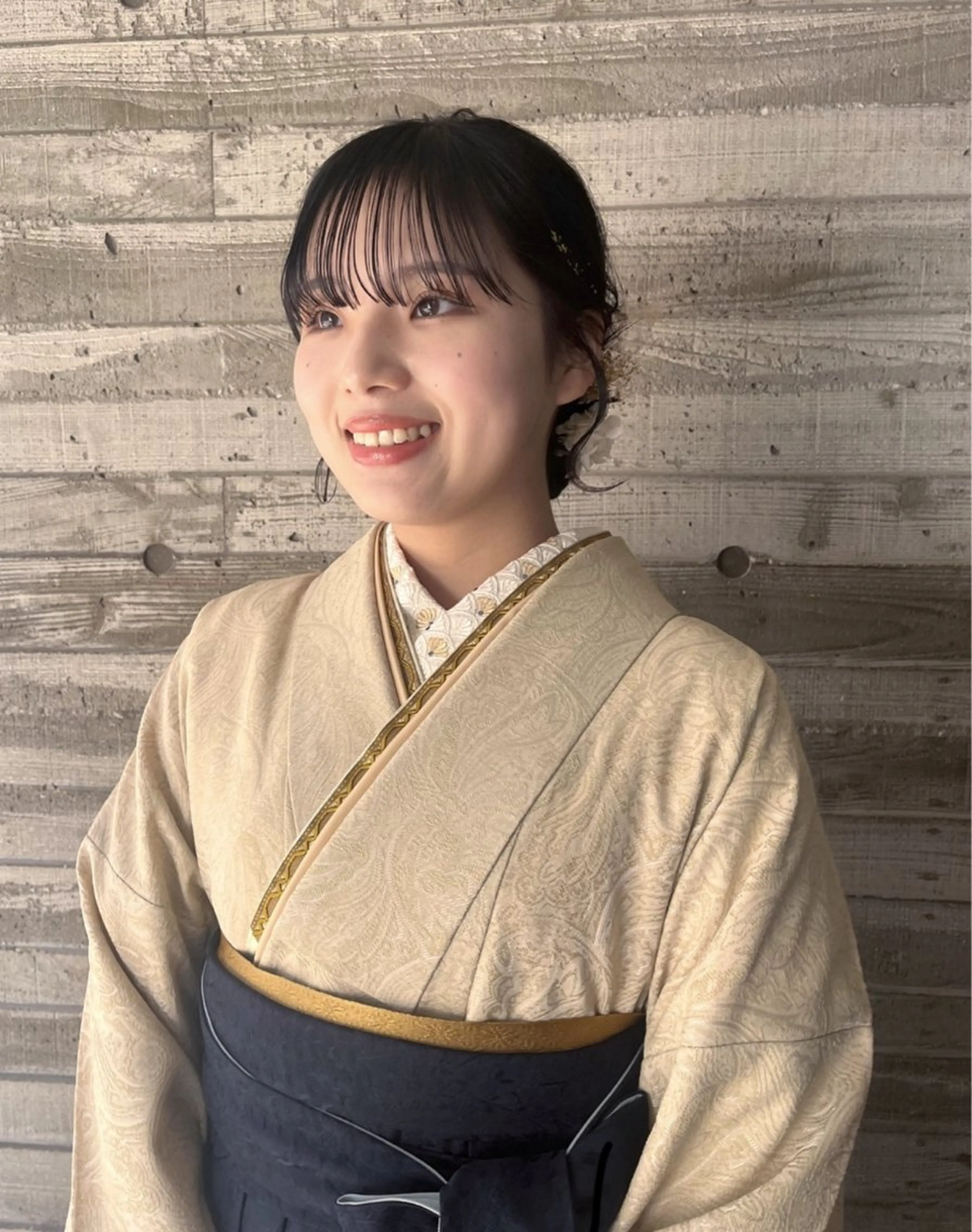 セミロング カラー ヘアアレンジ nakahara madokaのヘアスタイル