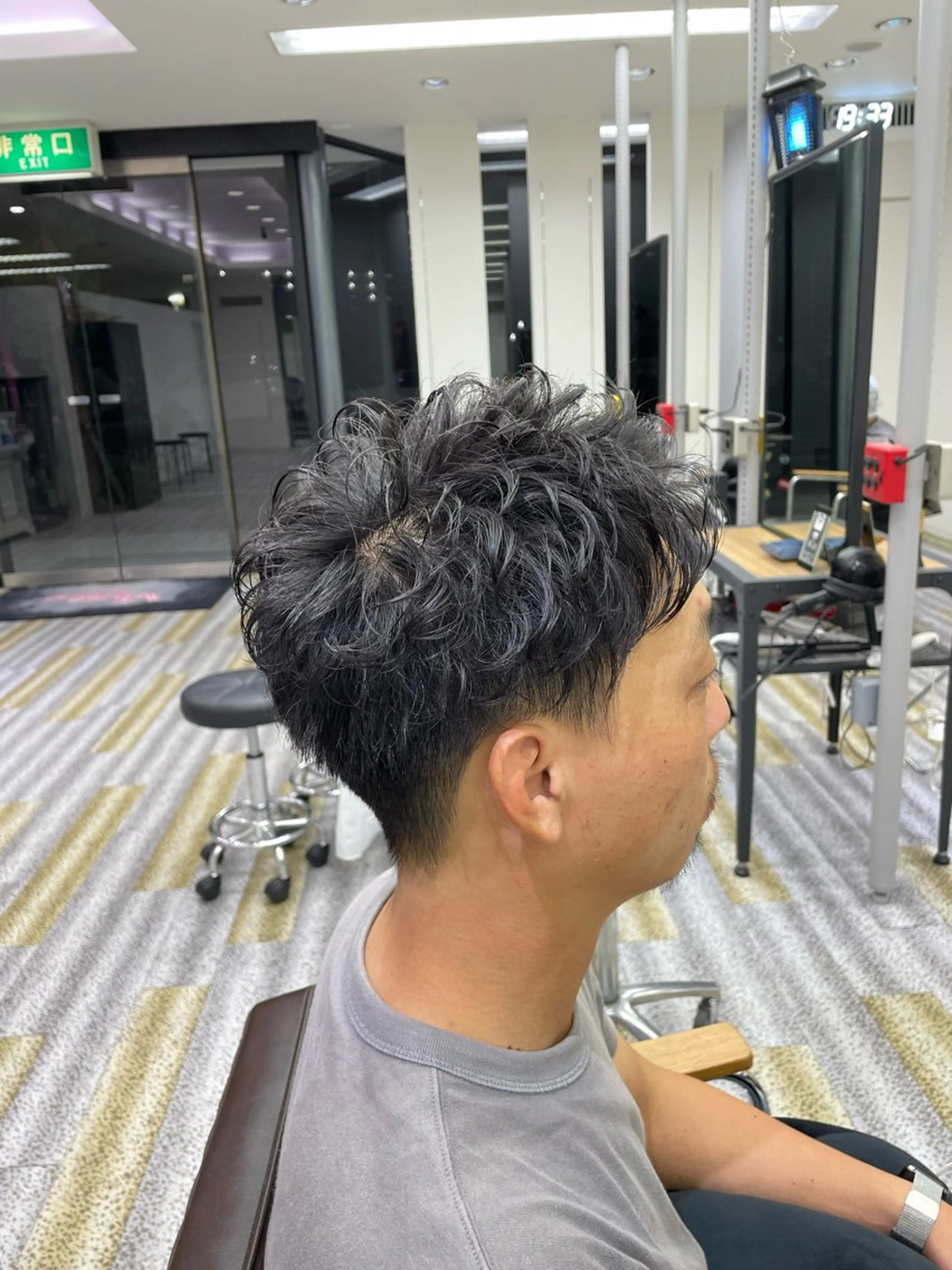 ショート パーマ メンズ メンズパーマ ニュアンスパーマ 【メンズ特化】岩瀬 武【メンズパーマ】のヘアスタイル