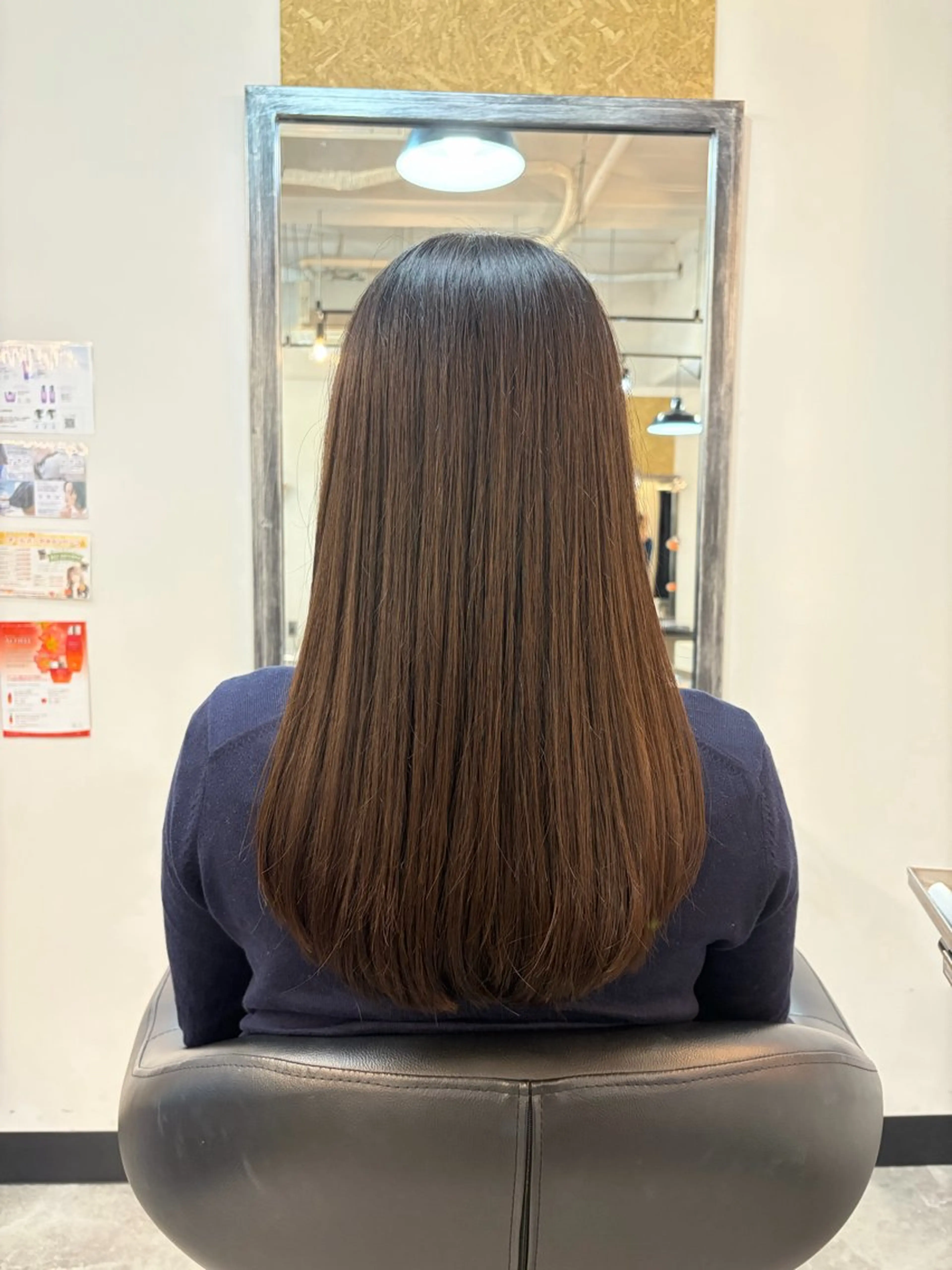 ロング レディースカット モデル無料🌼岩山のヘアスタイル