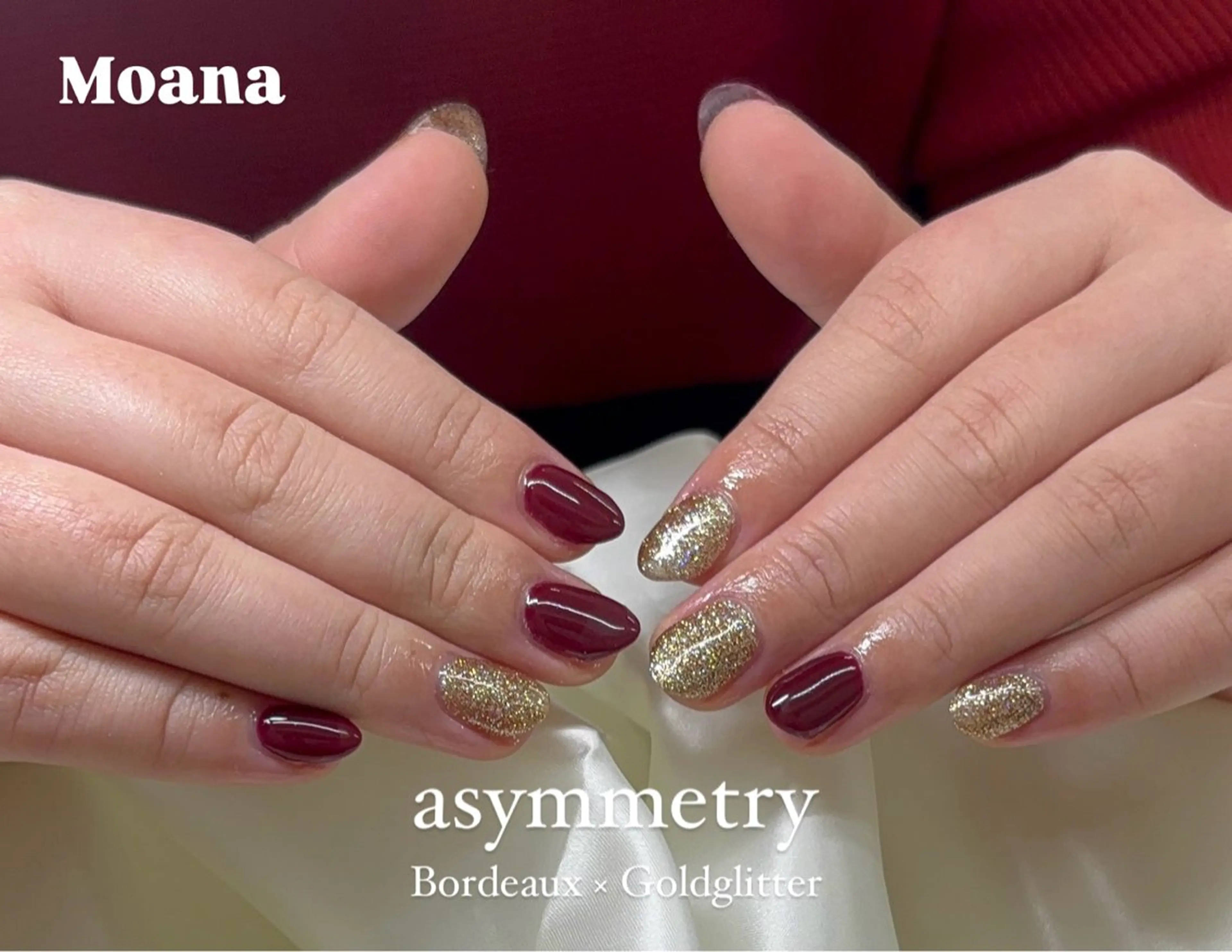 ネイル 成人式 ラメ(グリッター) Moana nail Hiyoriのネイルデザイン