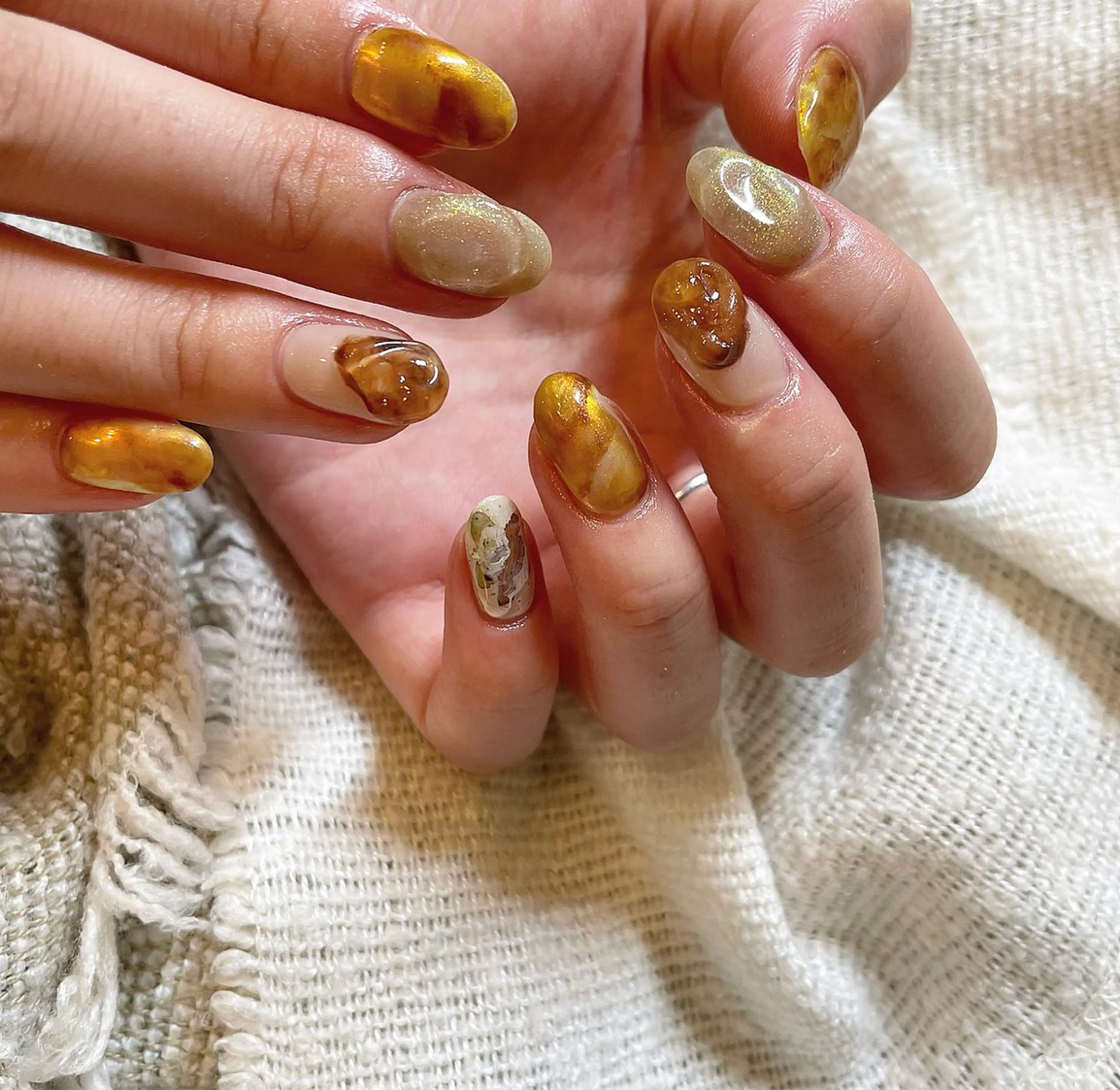 ネイル ハンドネイル revia所属・ERI Nailistのネイルデザイン