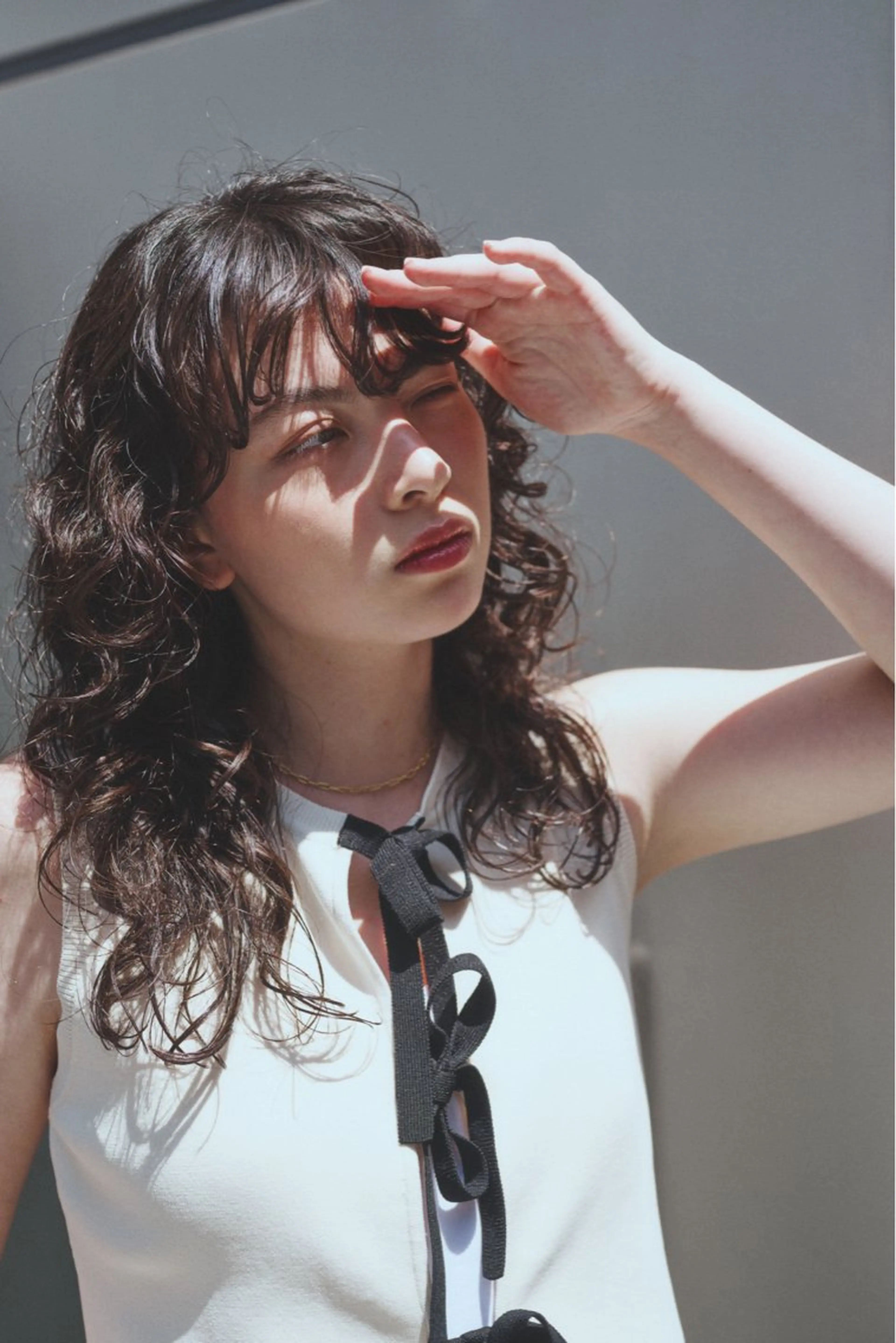 パーマ 岡田 知佳のヘアスタイル