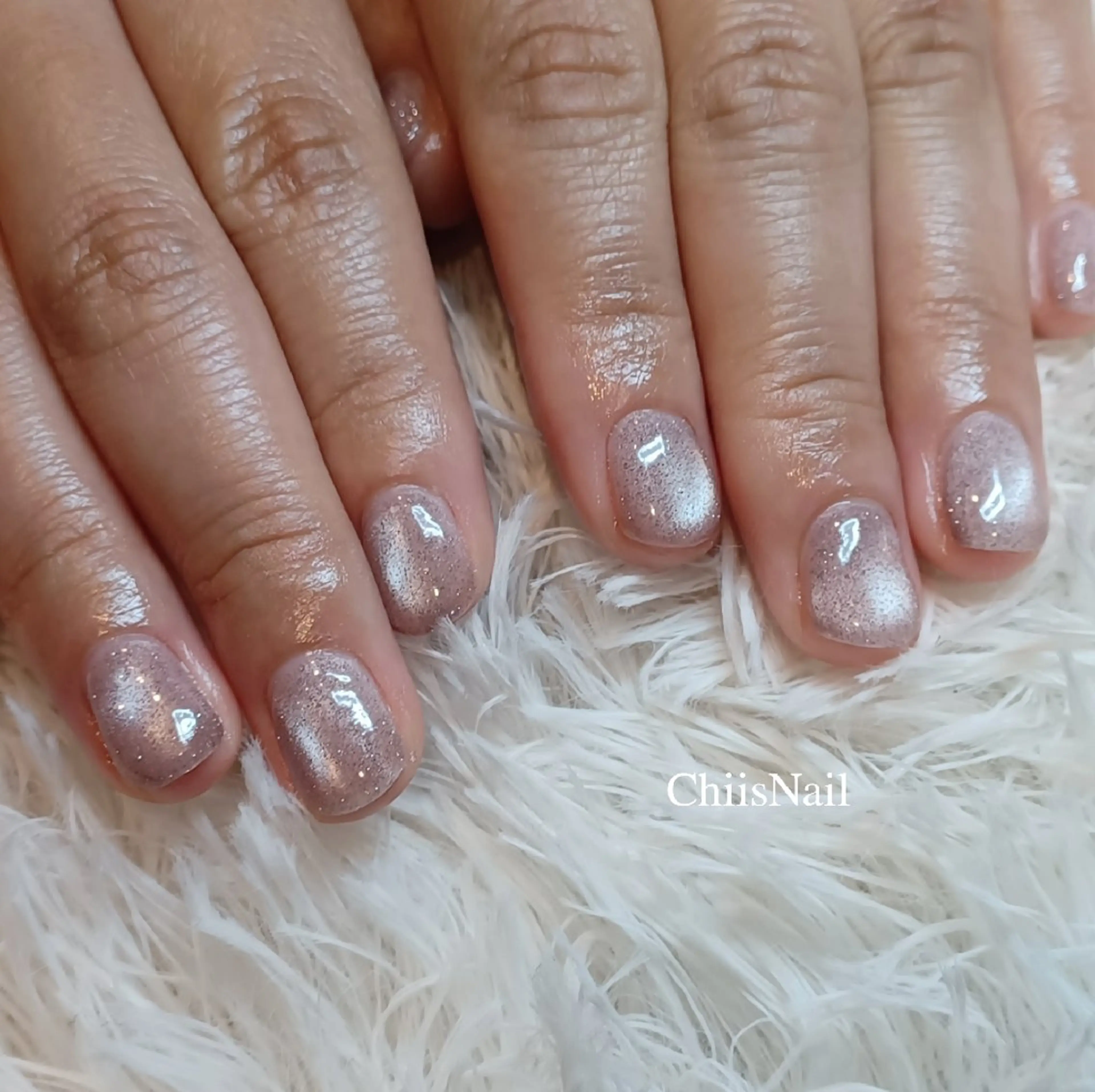 ネイル フラッシュネイル シンプルネイル ChiisNail ﾁｨｽﾞﾈｲﾙのネイルデザイン