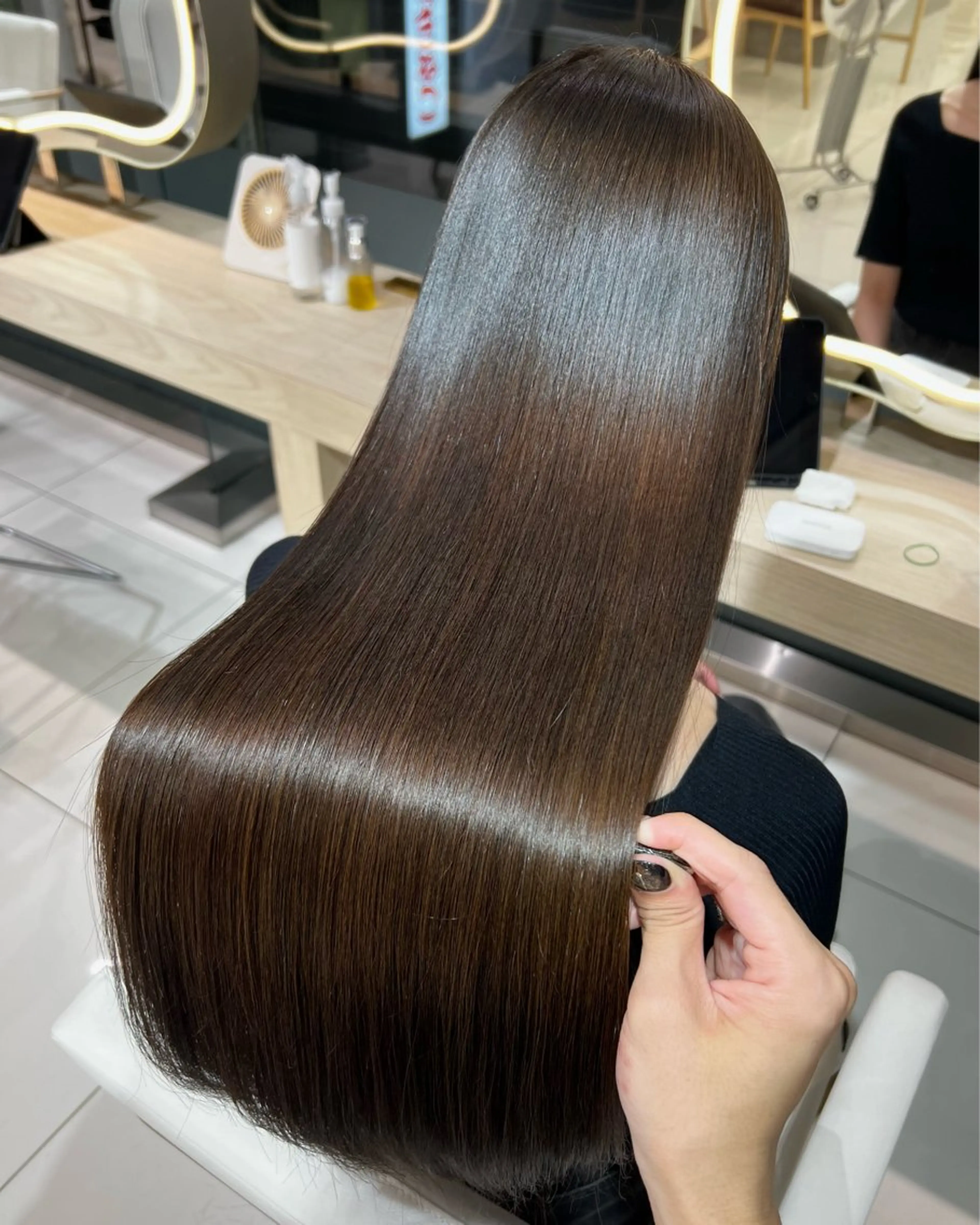 ロング カット トリートメント レイヤー×透明感 🇰🇷鈴木啓太のヘアスタイル