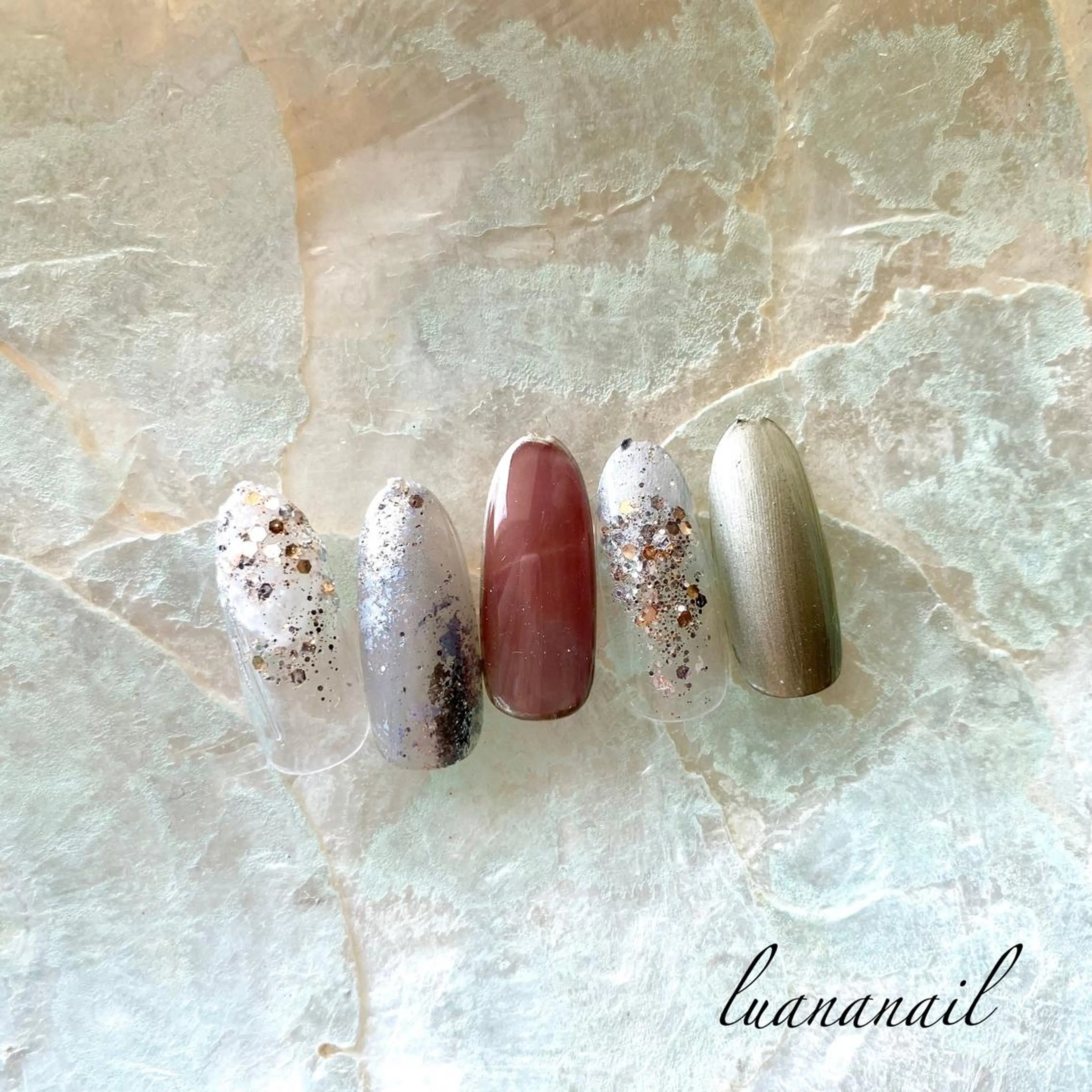 ネイル ニュアンスネイル ハンドネイル luana nailのネイルデザイン