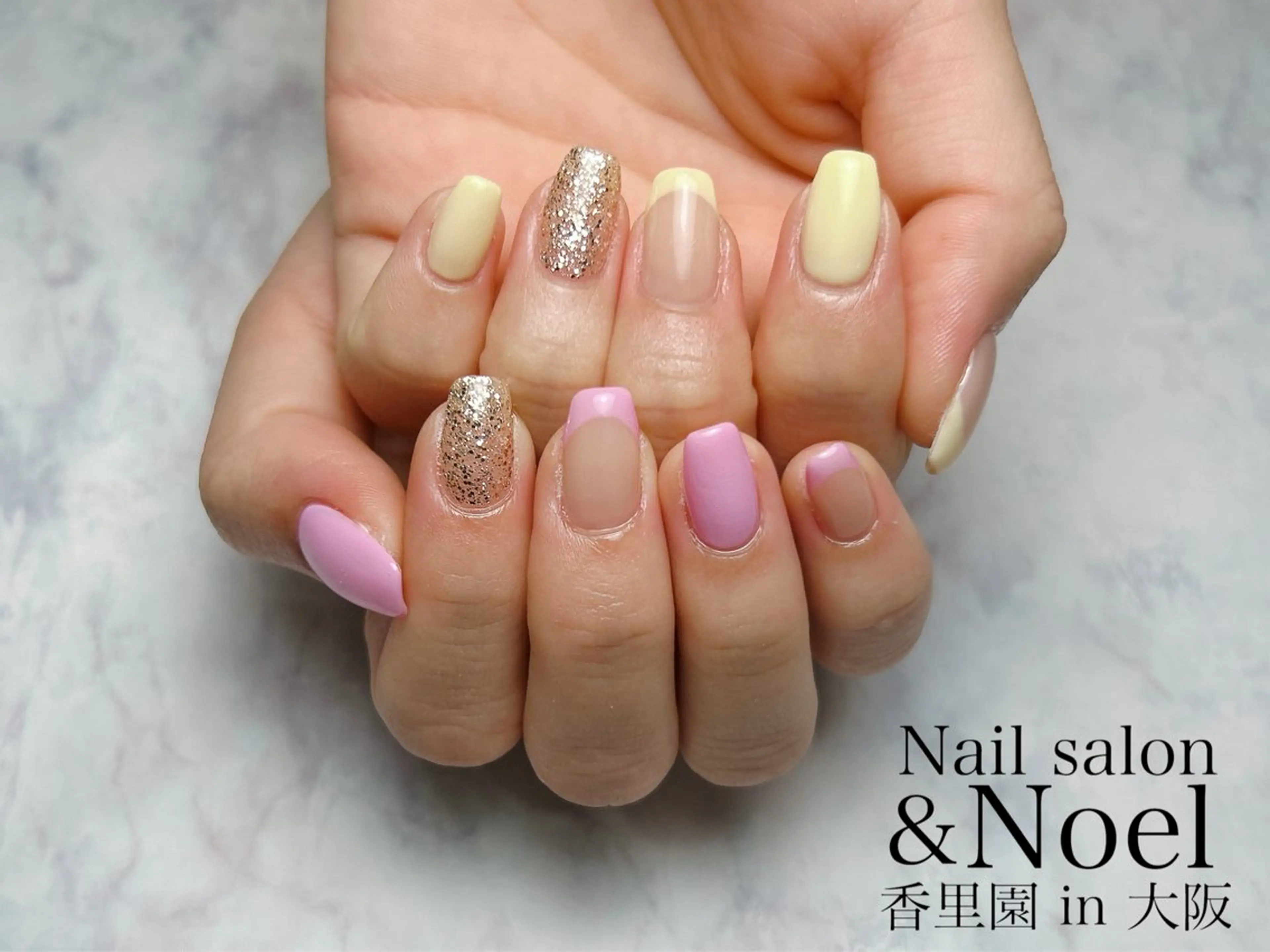 ネイル ハンドネイル Nailsalon  &Noel所属・もも 🍑のネイルデザイン