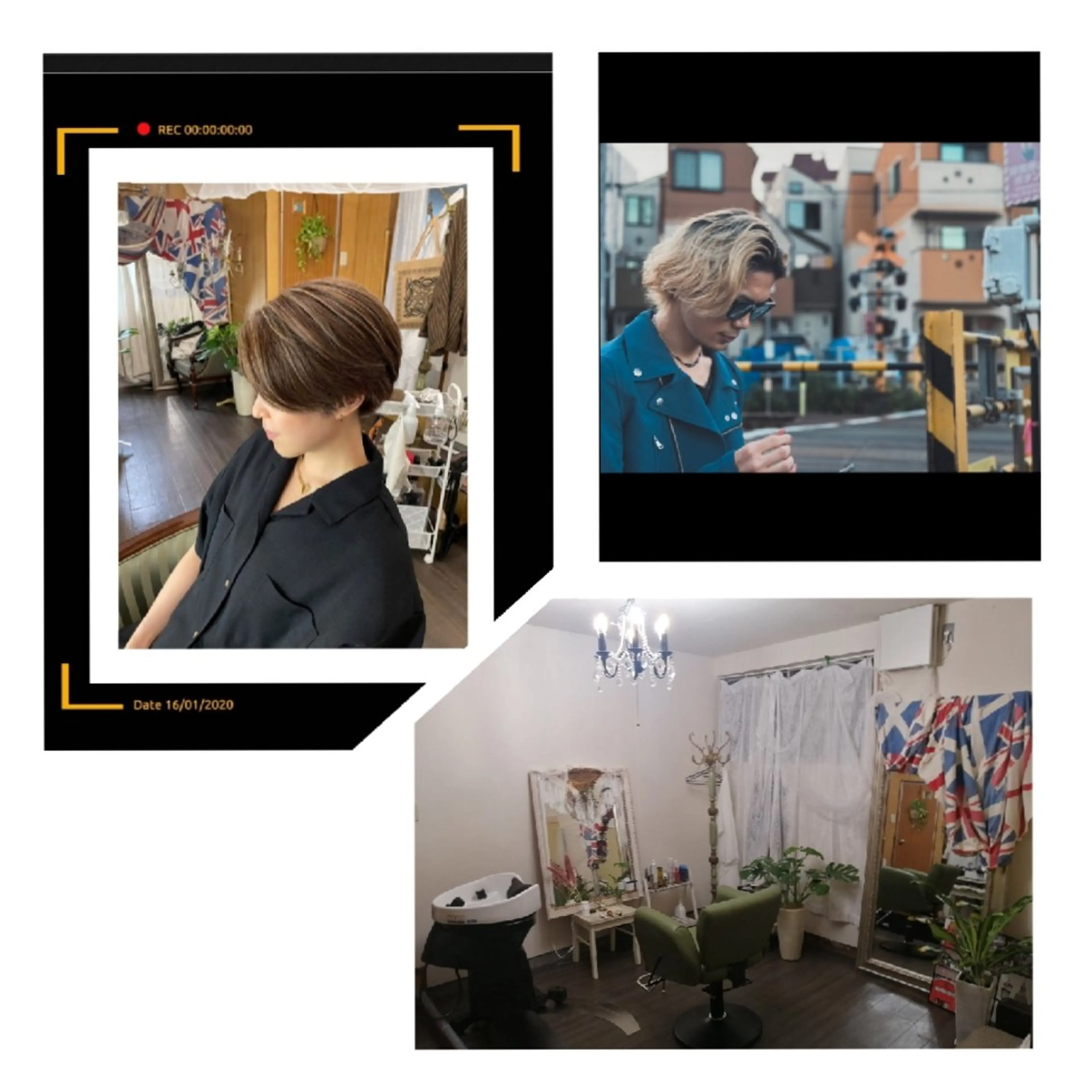 ショート カラー ハイライトカラー ハイライト D/i所属・4店舗フリーランスⅠ Y/no〈夜のスパ〉のヘアスタイル