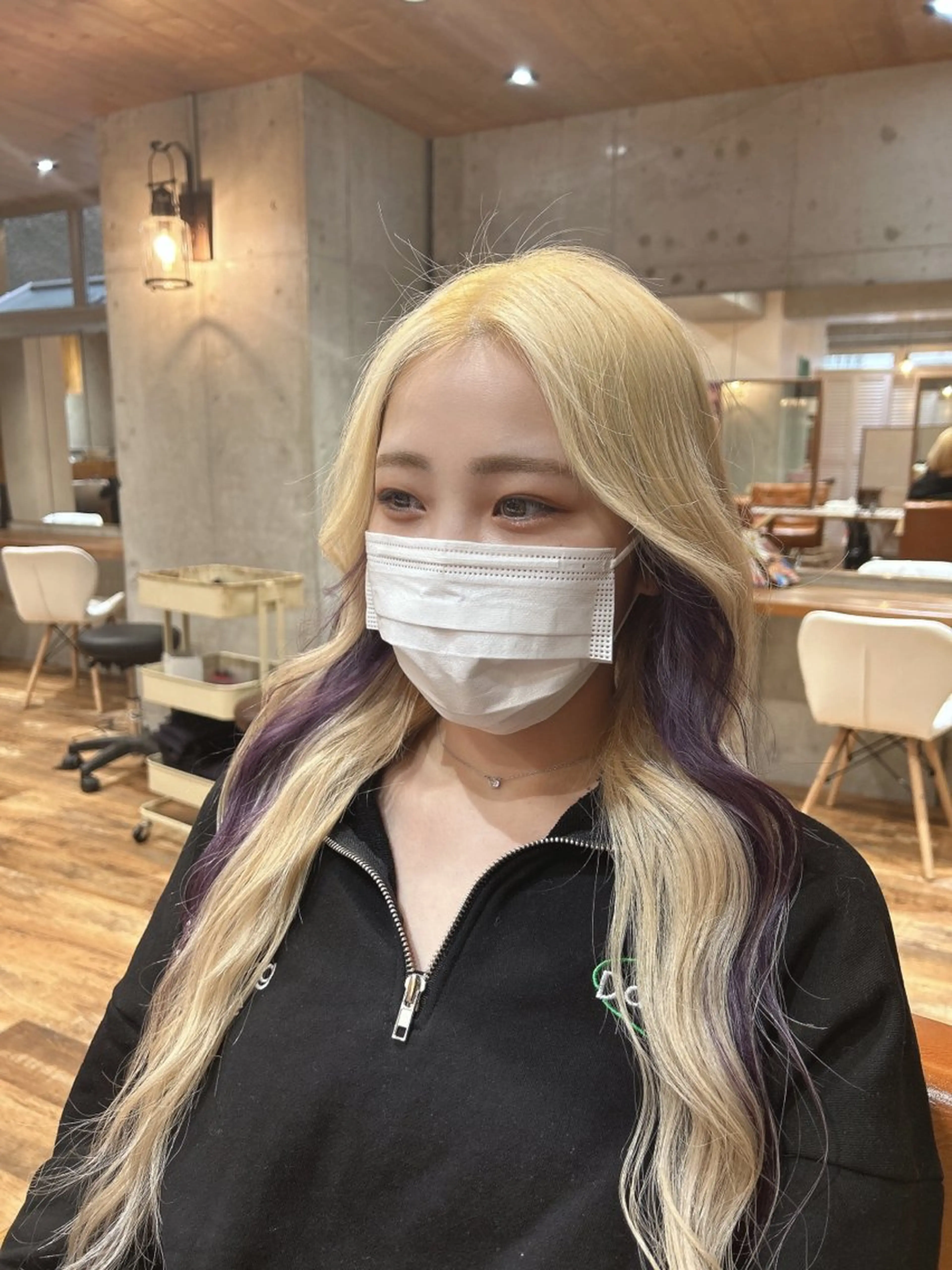 ロング カラー ヘアカラー トリートメント 🎨デザイン🥇 美髪・艶髪　日暮千敬のヘアスタイル