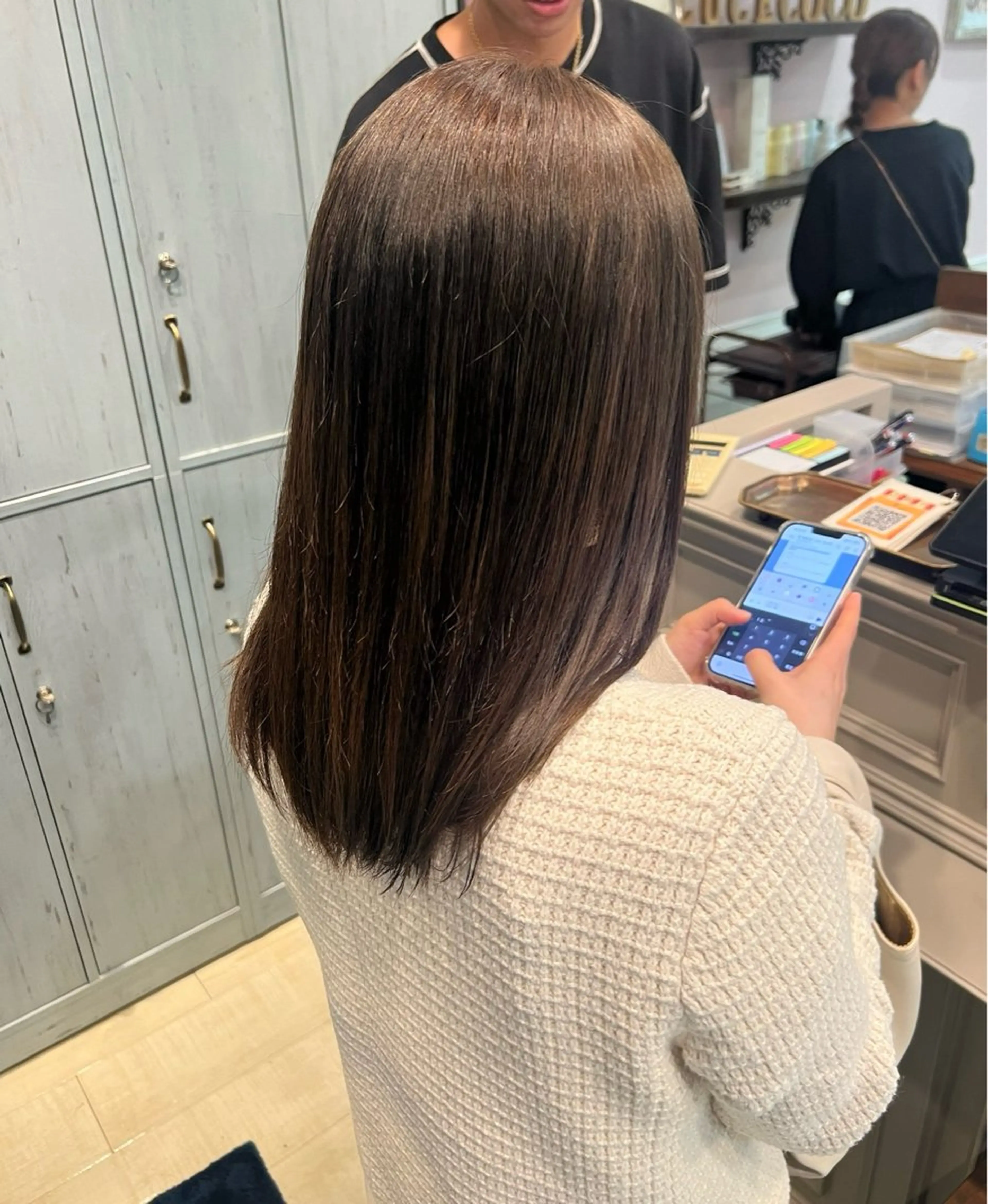 セミロング カラー 柔らかい透明感カラー 🫧ゆうしん/高宮のヘアスタイル