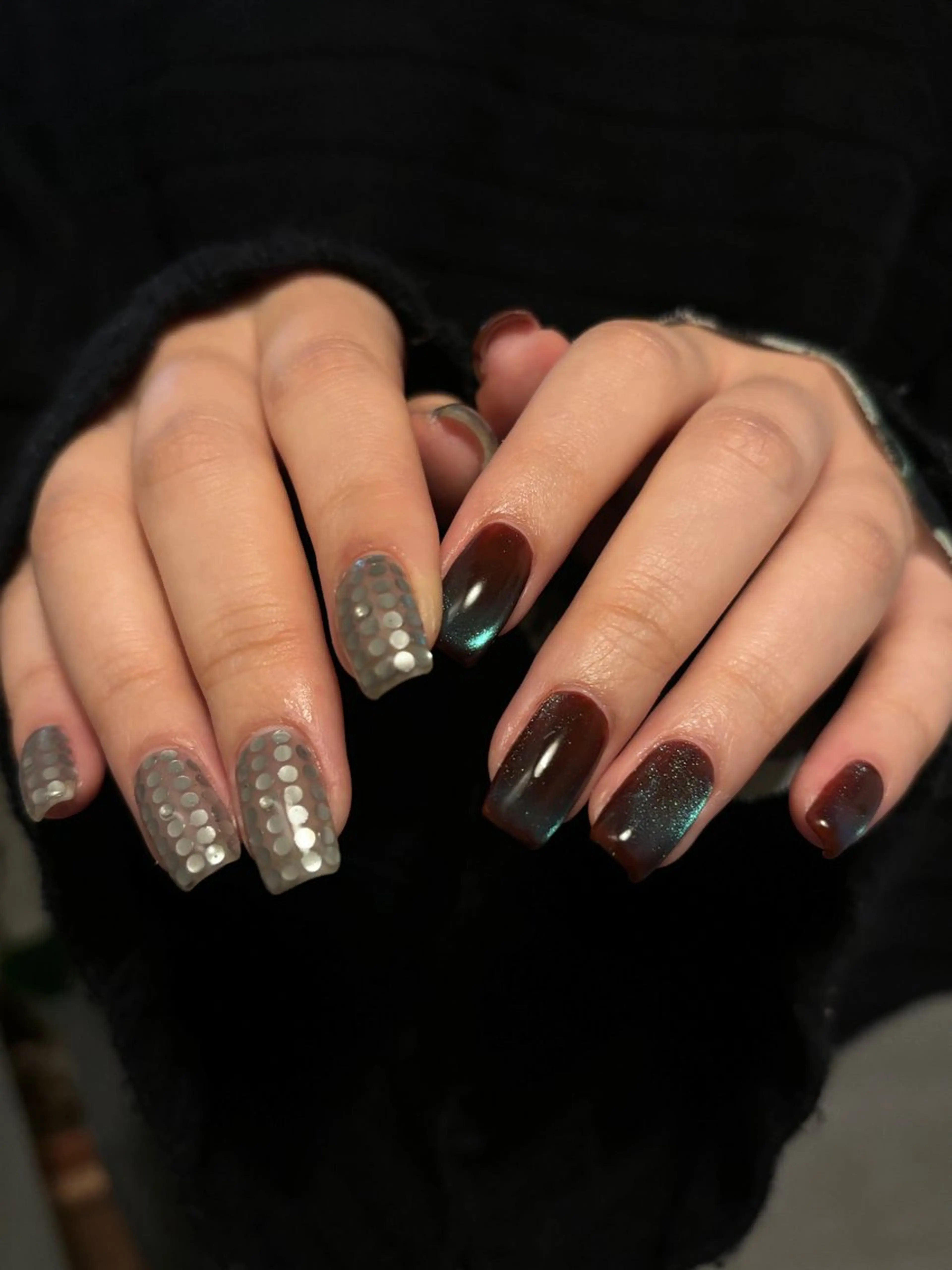 ネイル マグネットネイル ハンドネイル sister  mohawk所属・chika ／ nailのネイルデザイン