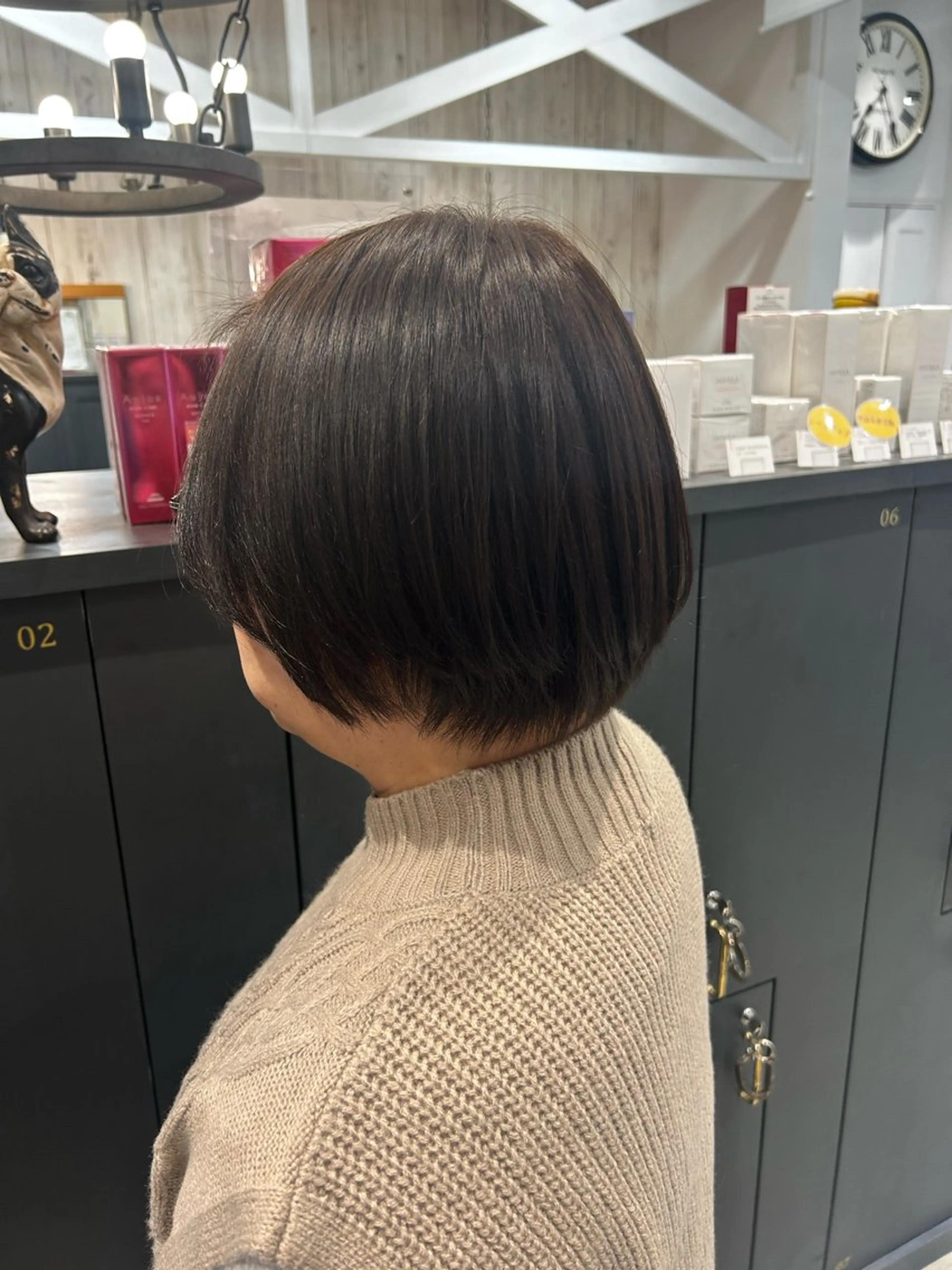ショート ショートヘア ヘアカラー トリートメント 大槻 ハルカのヘアスタイル