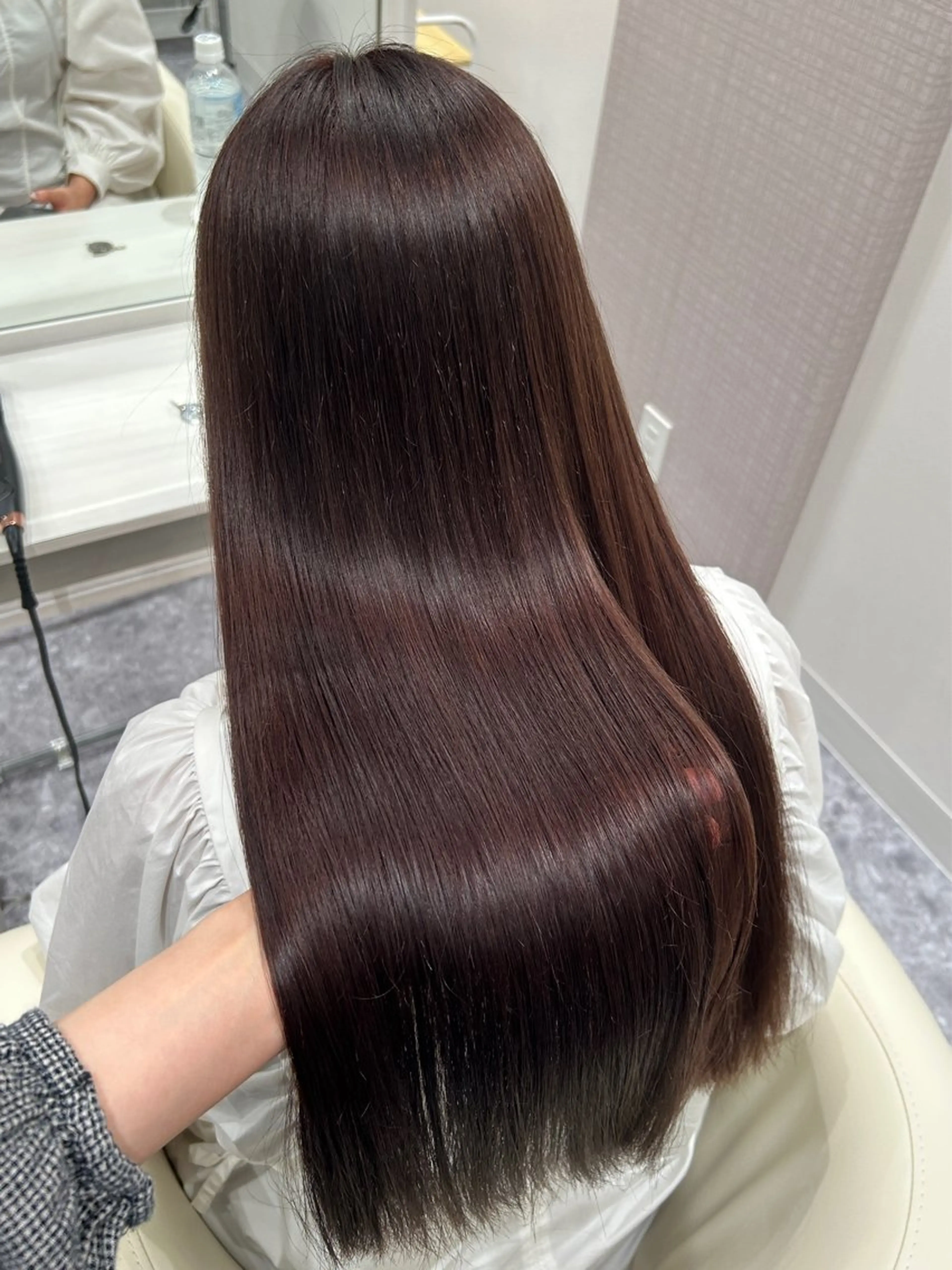 ロング カラー ブリーチ ブラウンカラー ピンクカラー ピンクブラウン 髪質改善 ヘアカラー トリートメント navi / 村田 瑠菜のヘアスタイル