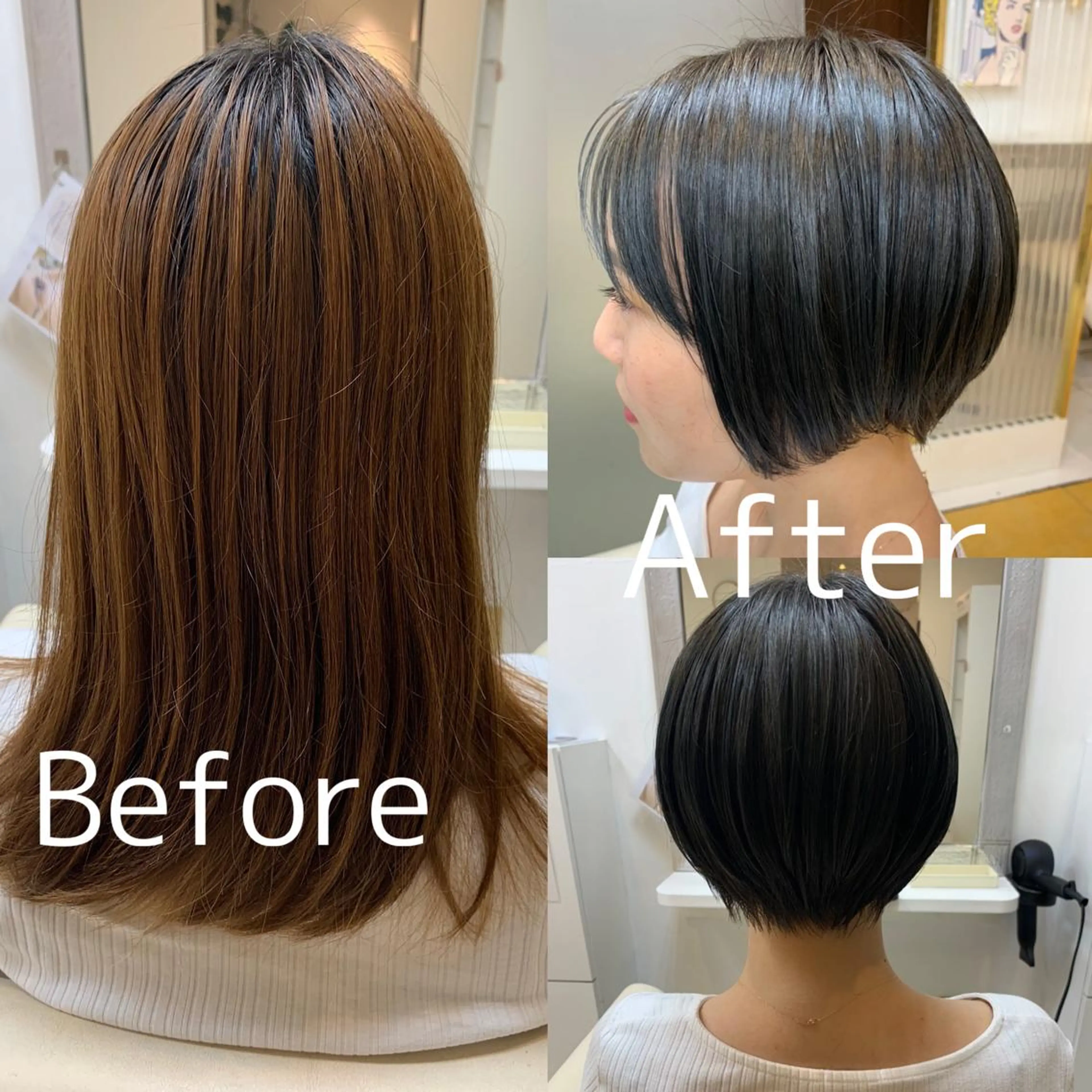 ショート カラー ヘアケアベースウィズ所属・柳川 玲也のヘアスタイル