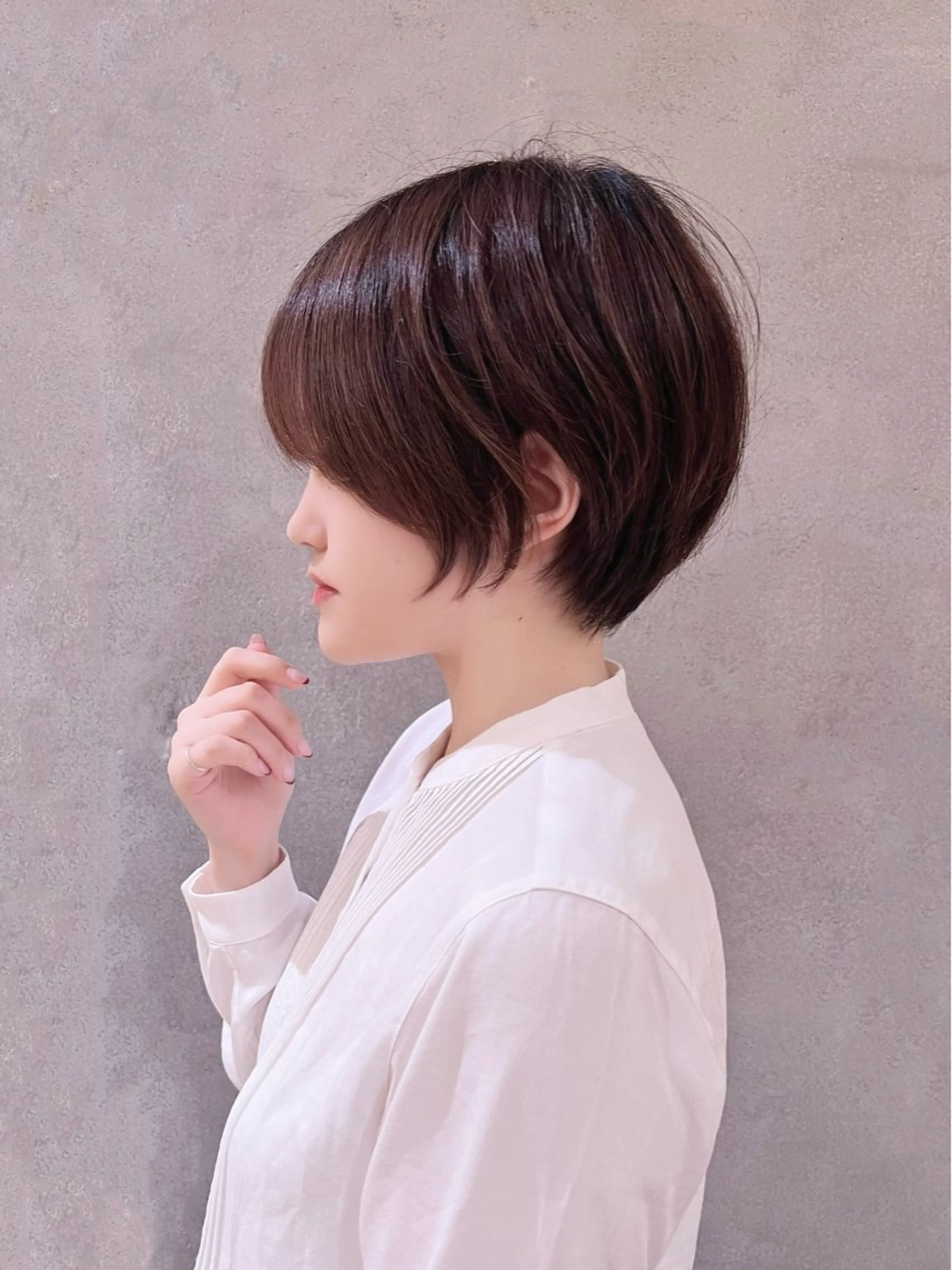 ショート Say.石川葵 ショートボブ前髪のヘアスタイル