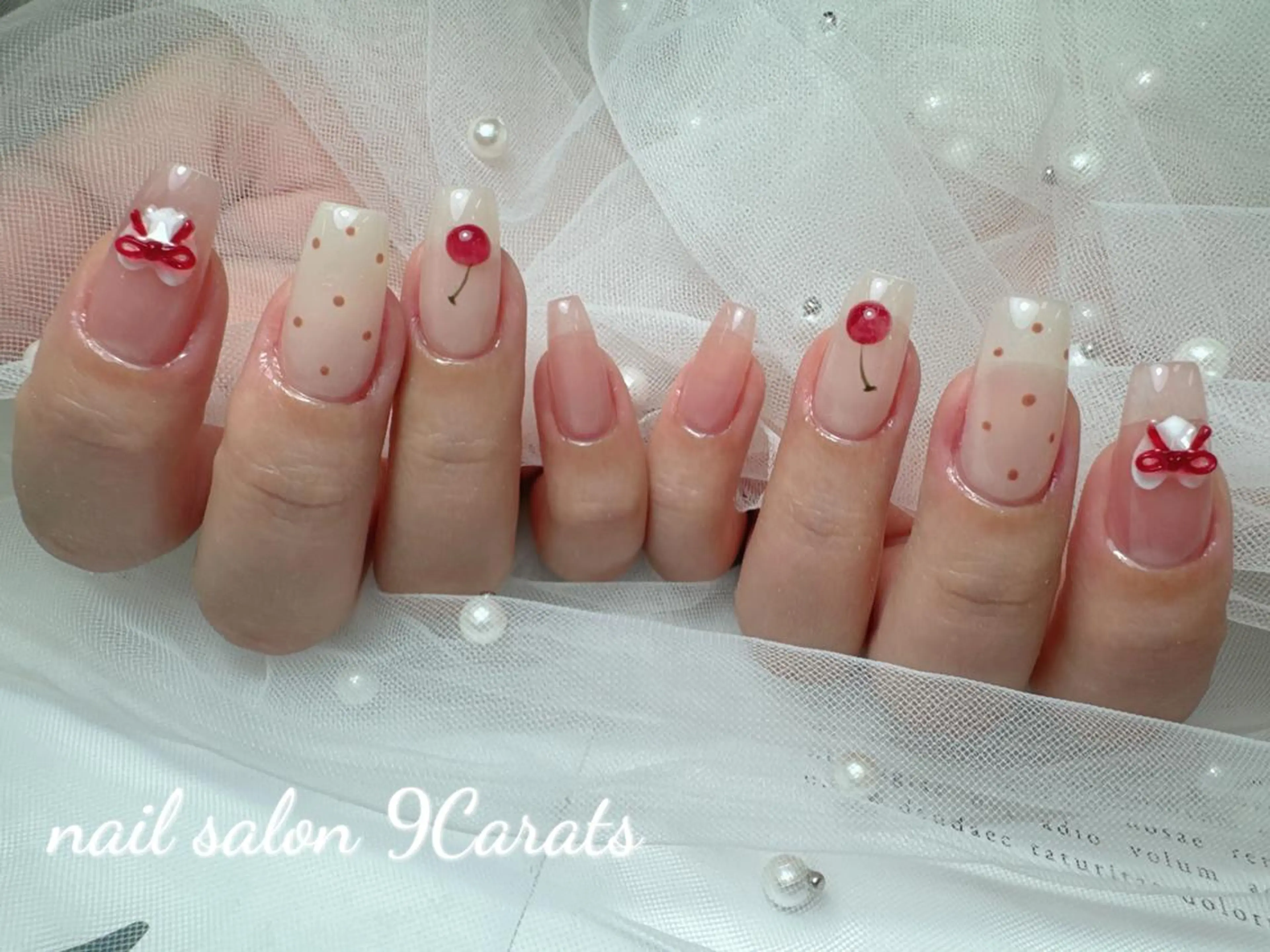 ネイル 💜ワンホンネイル ナインカラット💎のネイルデザイン