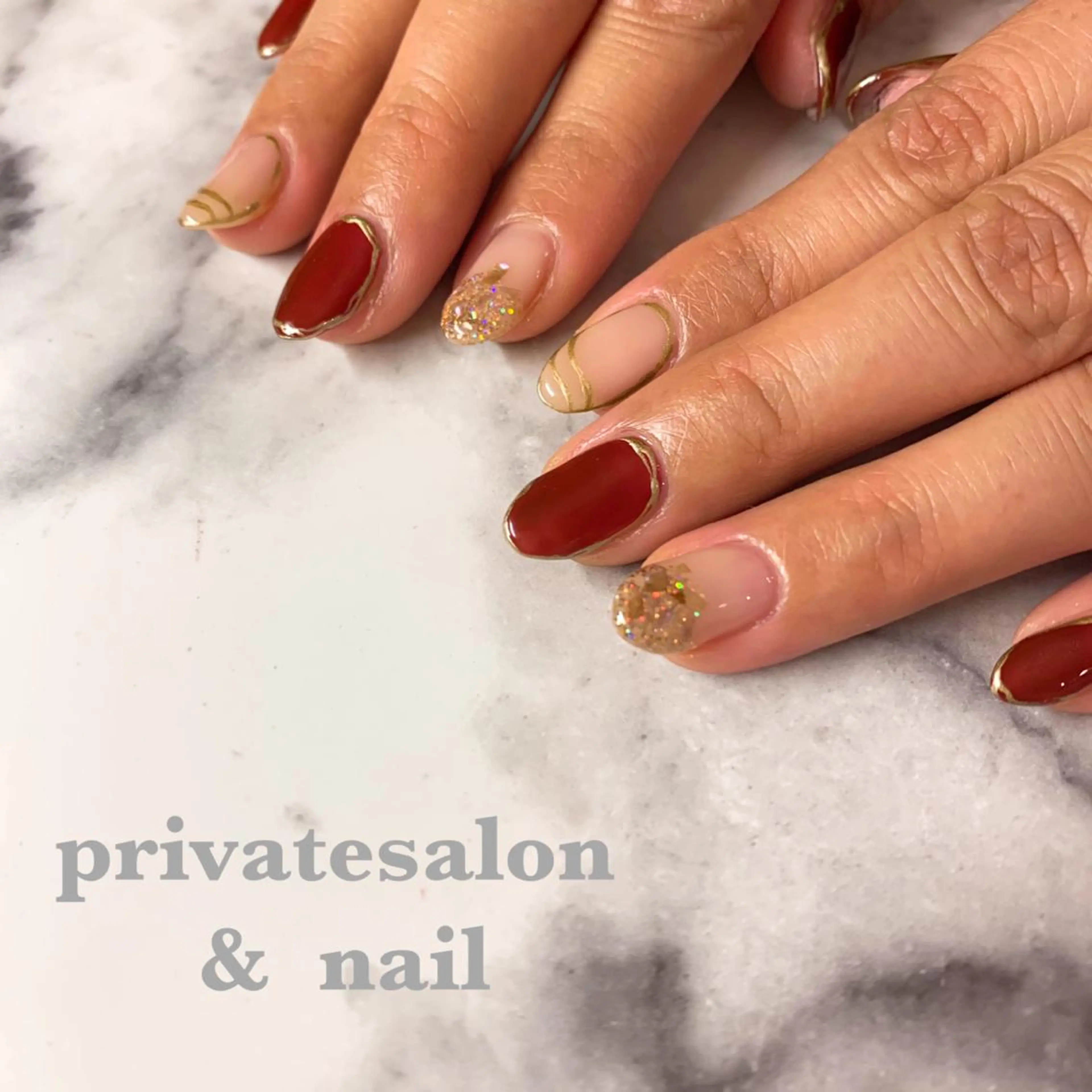 ネイル ハンドネイル & nail アンドネイルのネイルデザイン