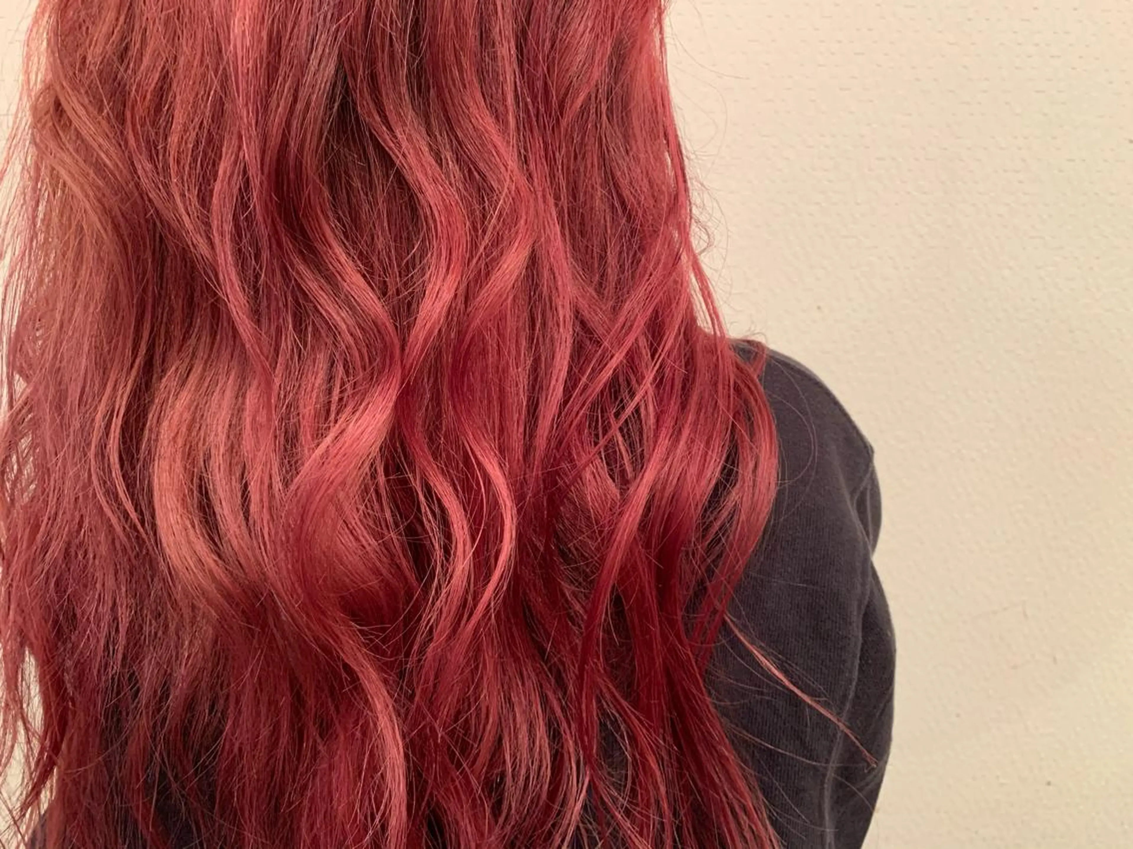 ロング カラー ヘアカラー あべ ゆうかのヘアスタイル
