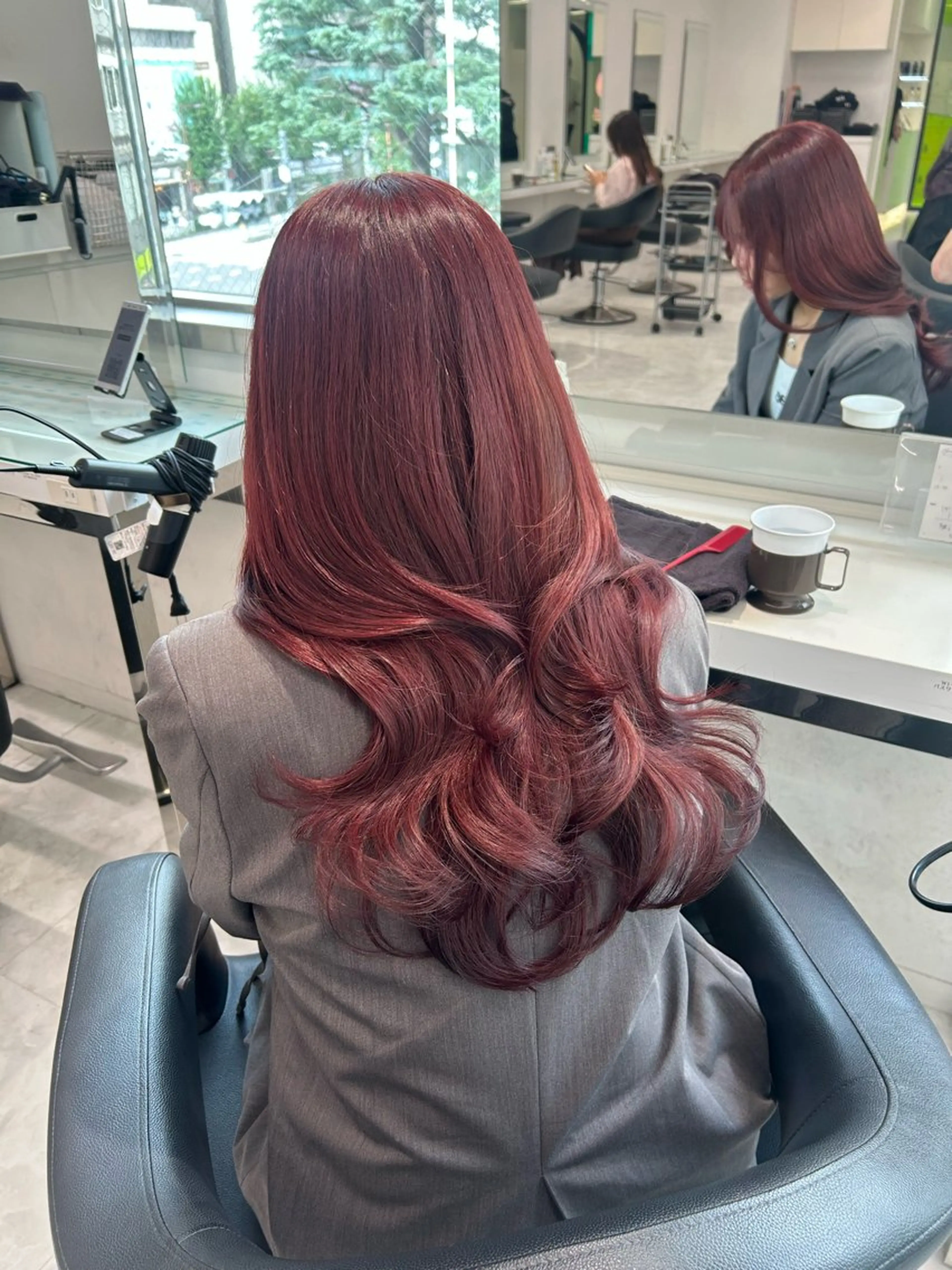 セミロング カラー ヘアアレンジ カット ヘアカラー トリートメント ブリーチ無し透明感 🕊AZUSAのヘアスタイル