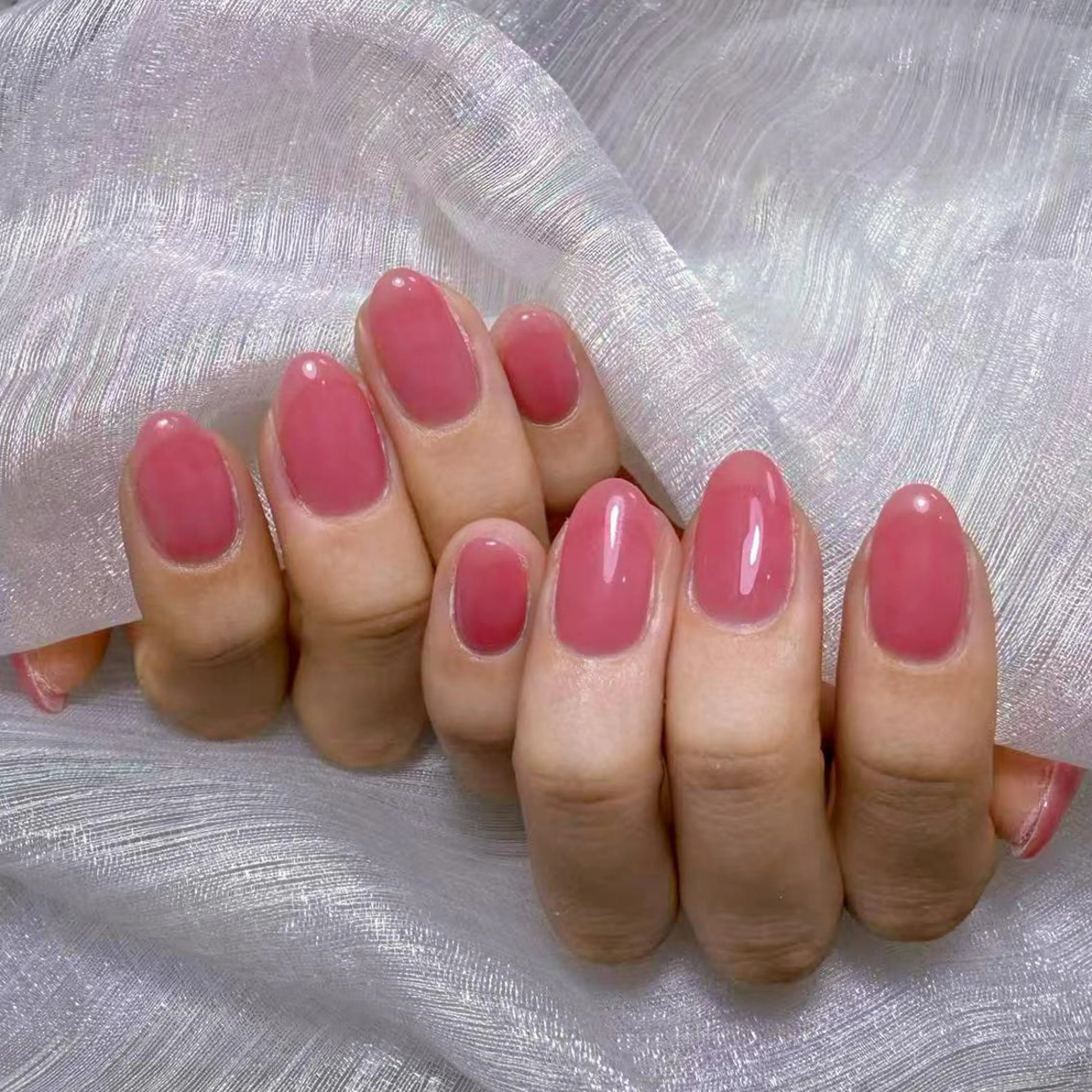 ネイル アートネイル オーロラネイル ガーリー キラキラネイル 韓国ネイル ハンドネイル YOYO 💅のネイルデザイン