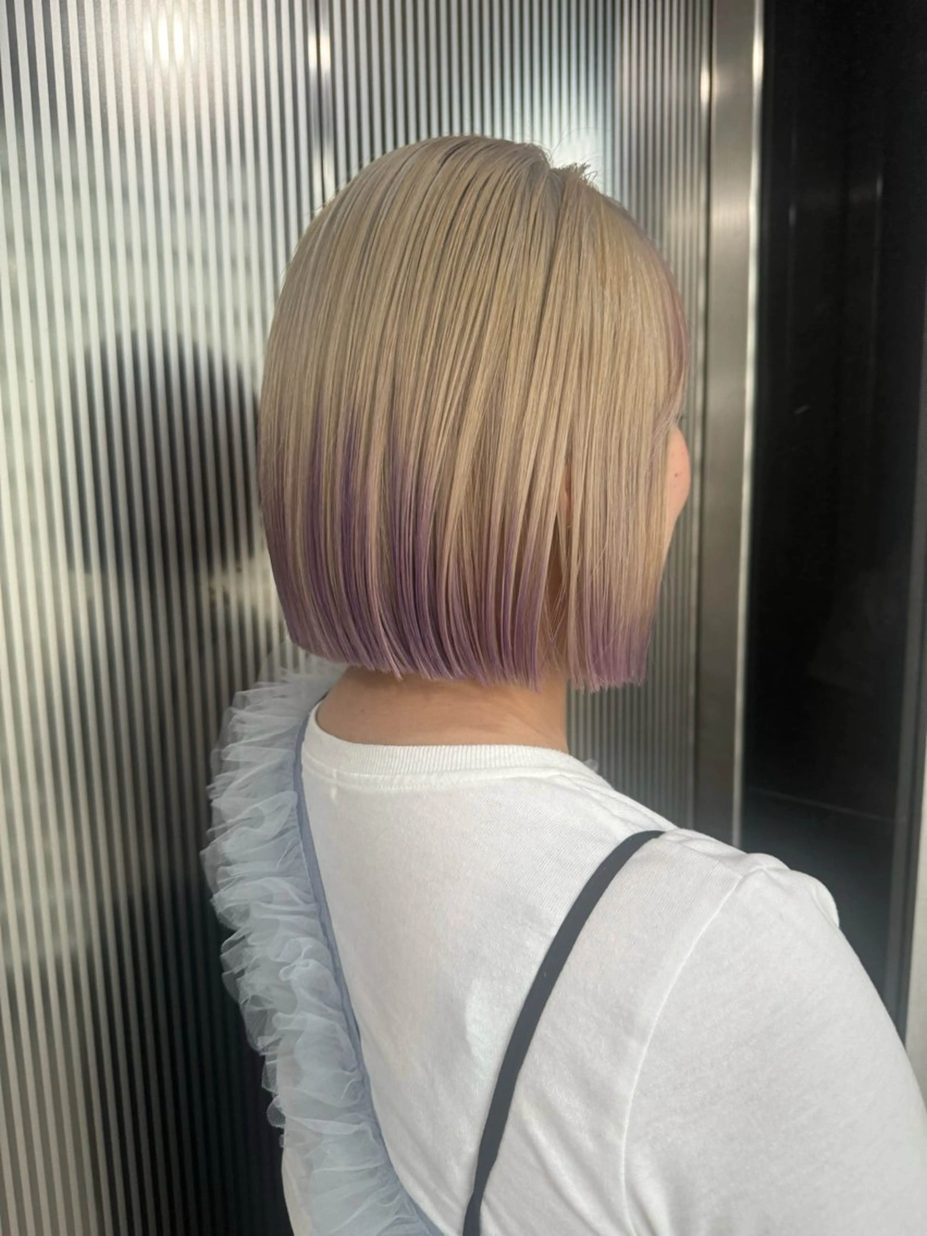 ショート カラー ハイトーンボブ美容師 /馬場 翼のヘアスタイル