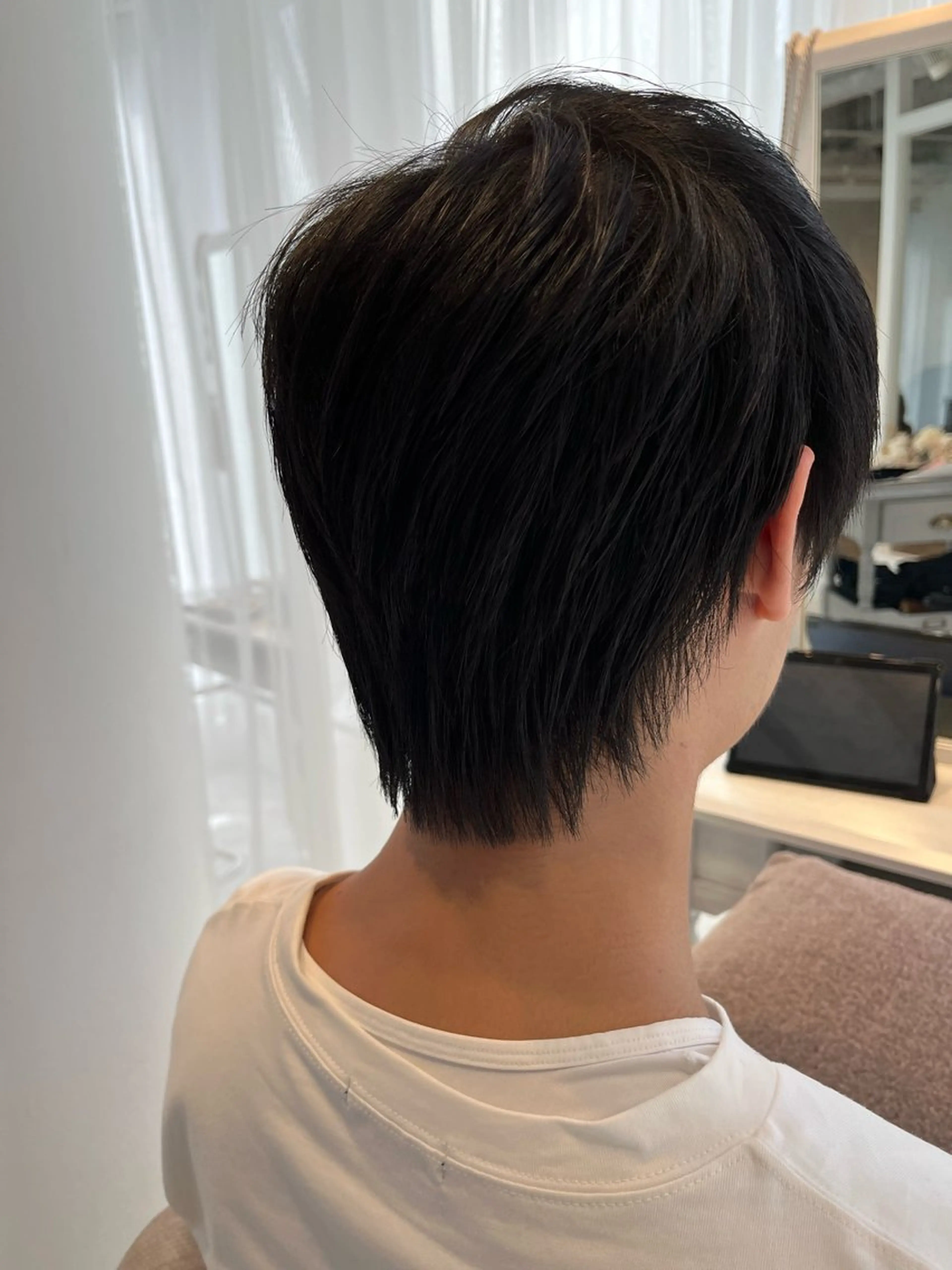 メンズ カット ボブ/レイヤー/ 茉莉花のヘアスタイル