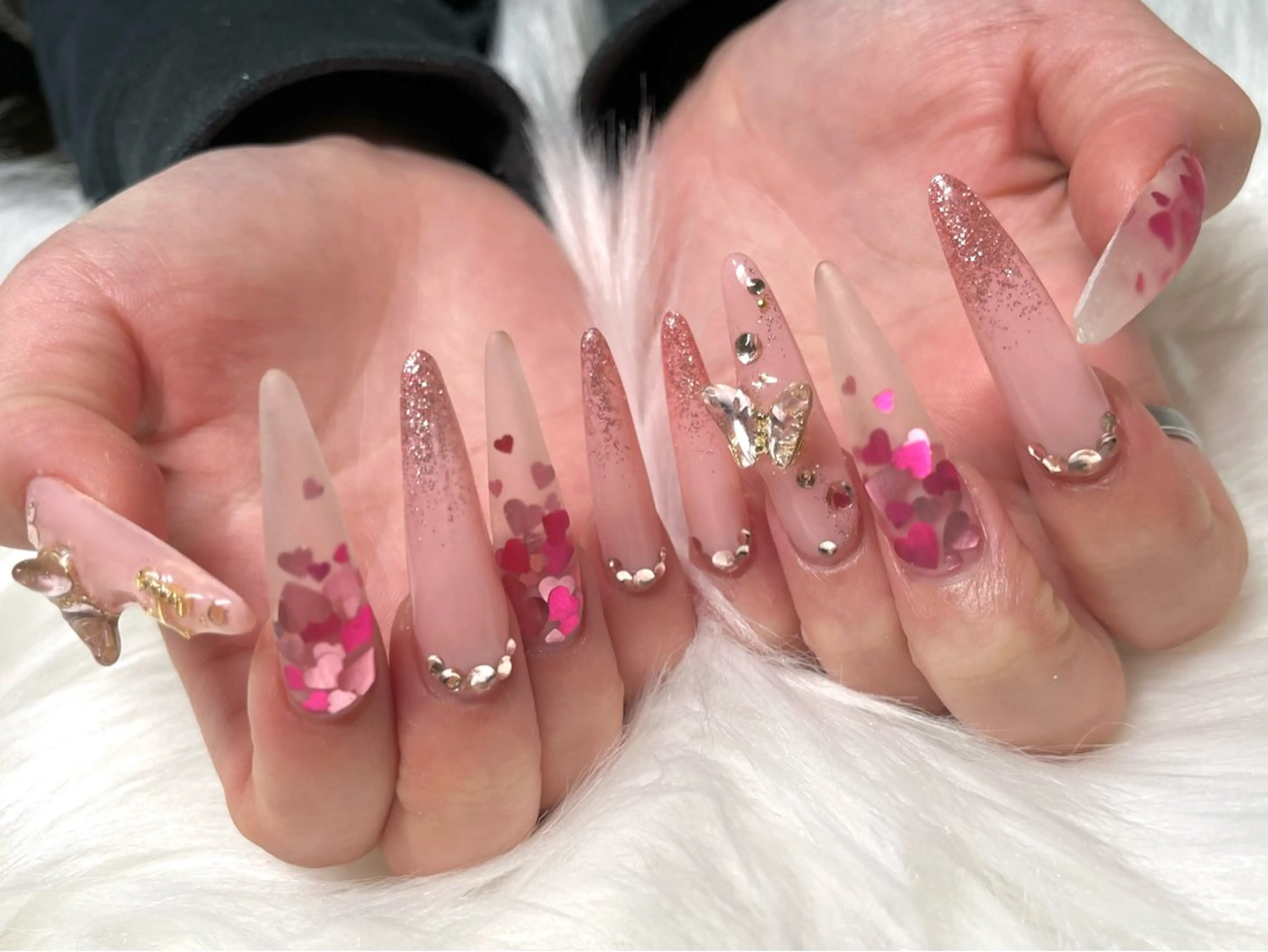ネイル バレンタイン ハンドネイル haruka joieangeのネイルデザイン