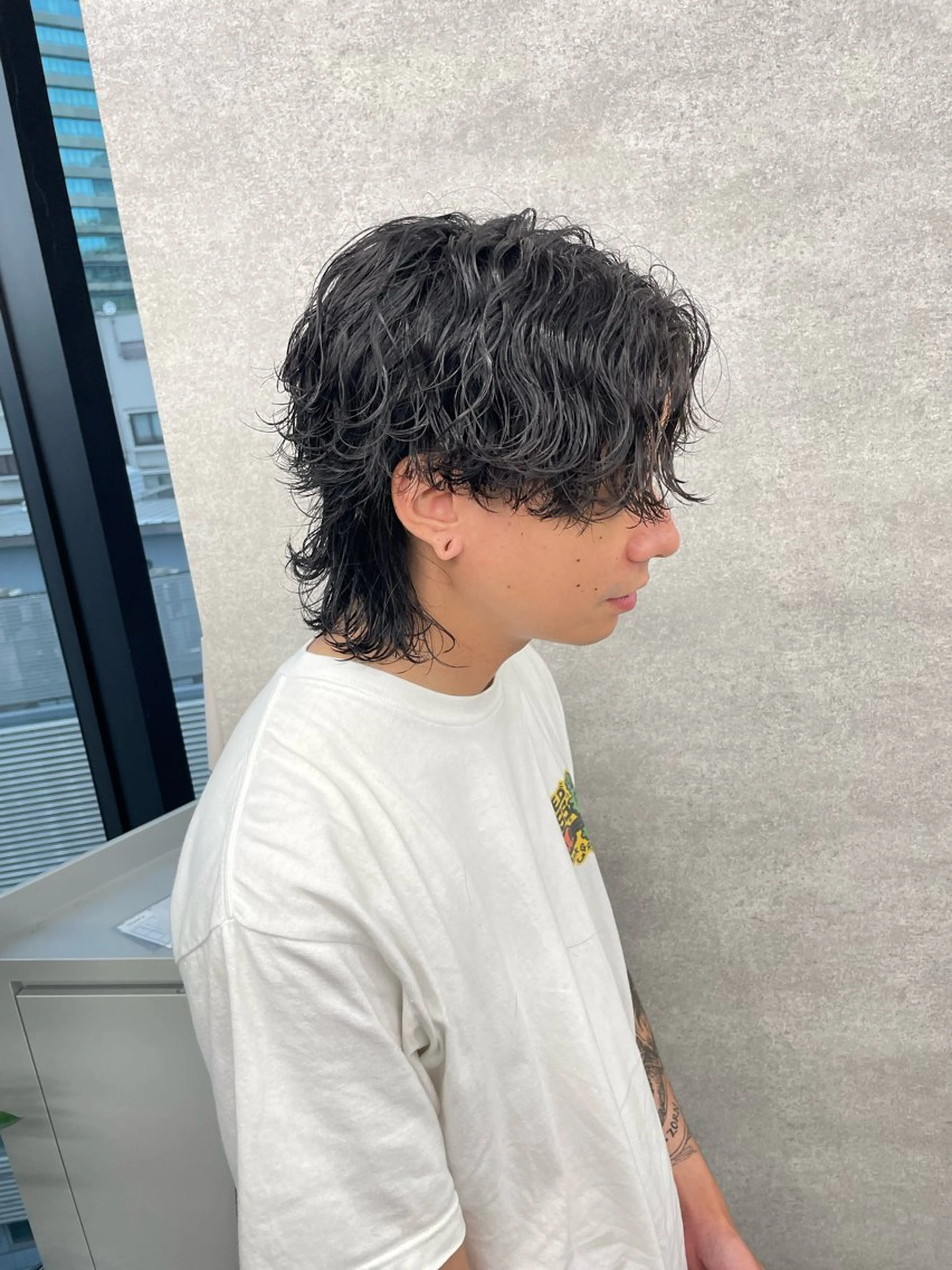 パーマ メンズ カット パーマ トリートメント ヘッドスパ ヘアセット イケメン製造機 🔥上原沙羅🔥のヘアスタイル