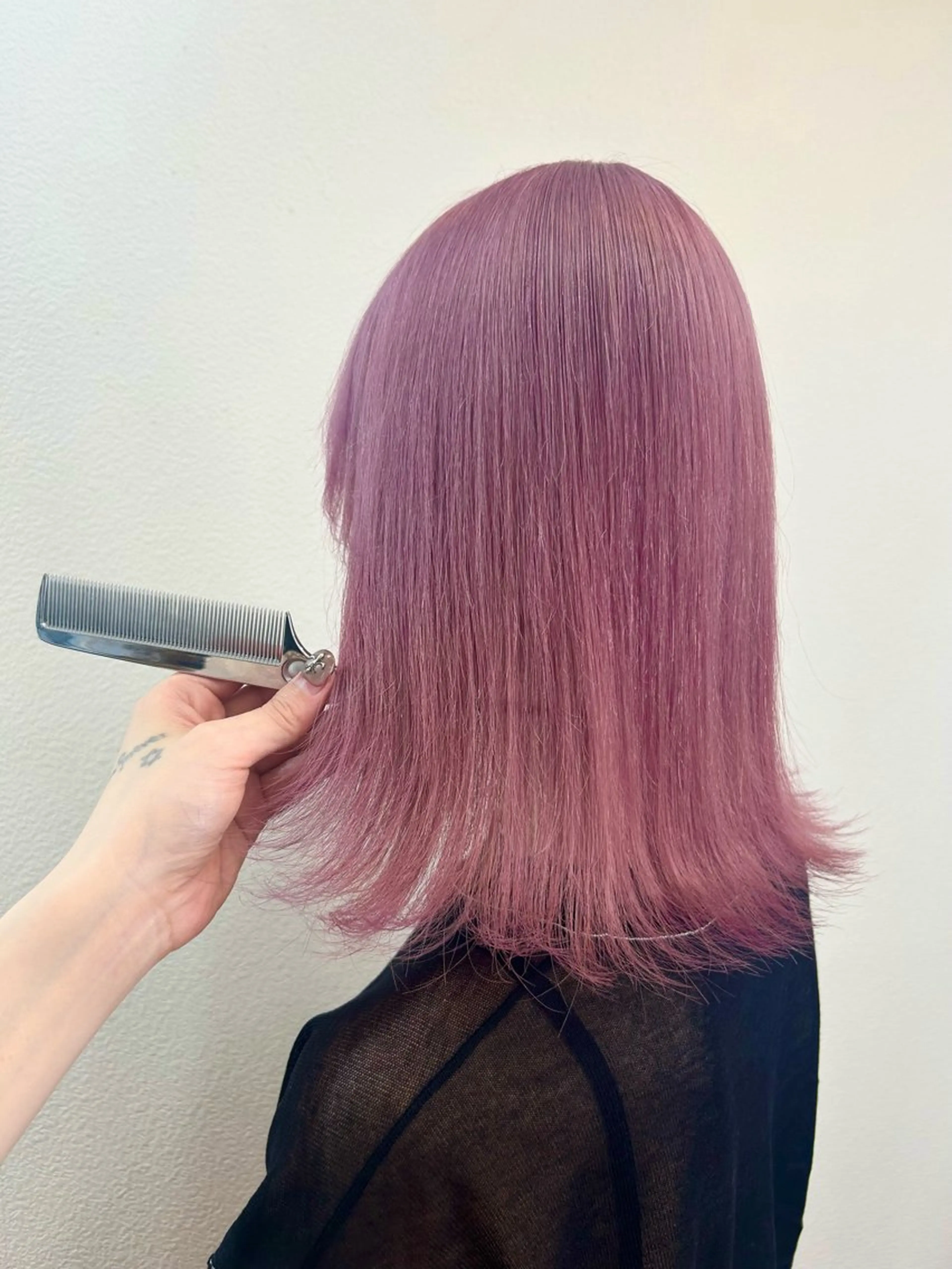 ミディアム カラー ブリーチ ケアブリーチ ピンクカラー カット ヘアカラー トリートメント Maya🦋 ハイトーン特化のヘアスタイル
