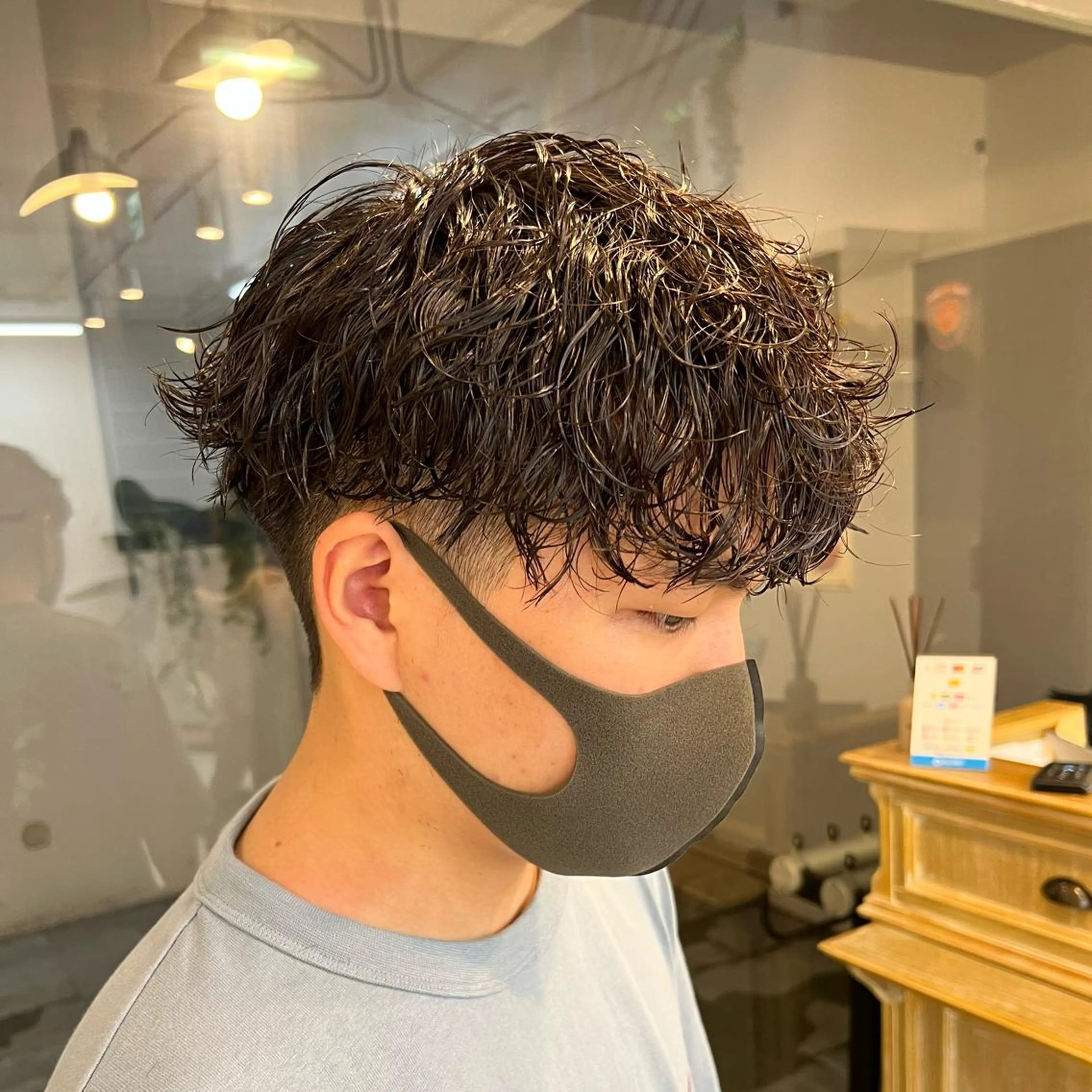 パーマ メンズ メンズパーマ 波巻きパーマ カット パーマ 🔥メンズ特化🔥 永瀬椋のヘアスタイル