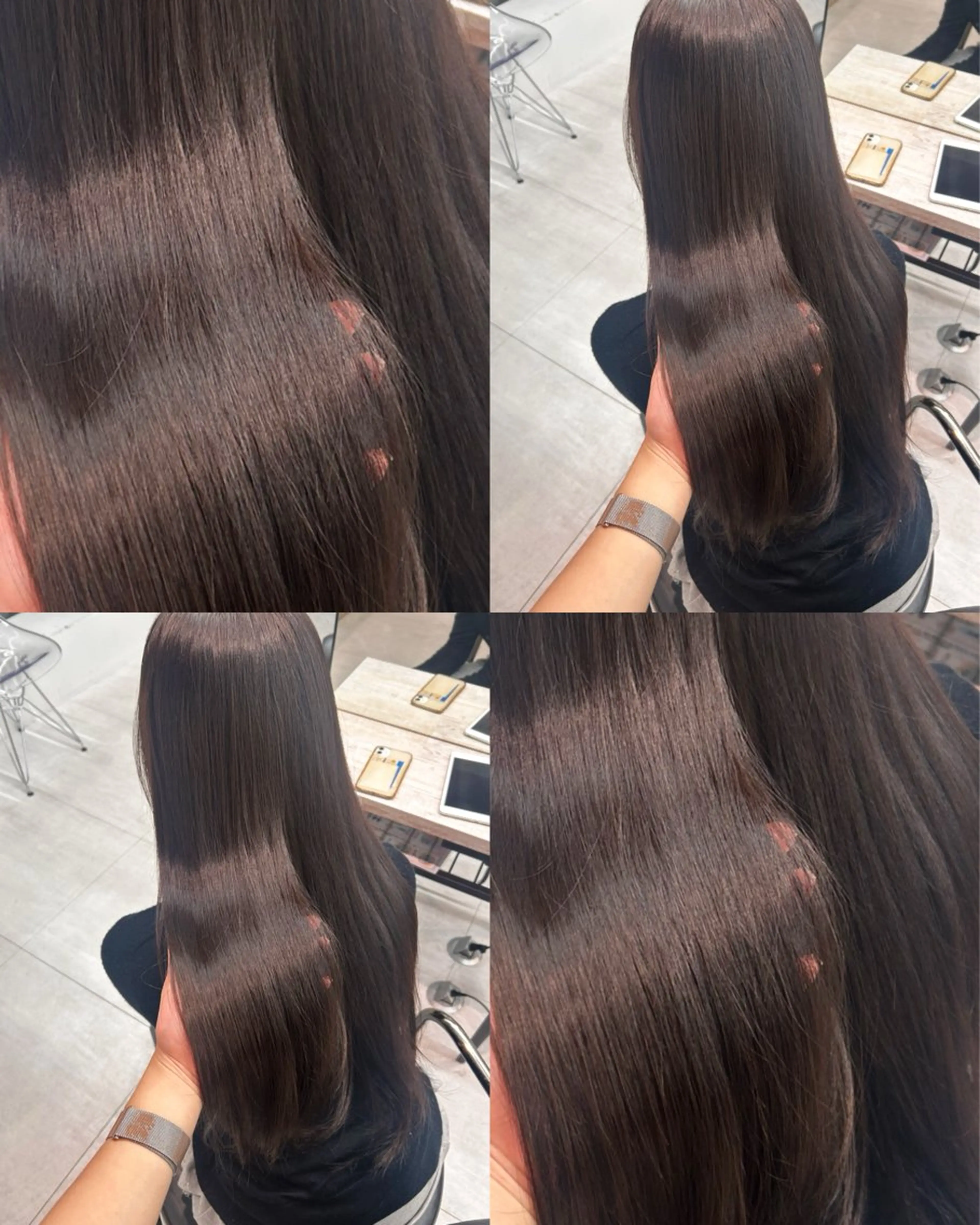 ロング カラー 透明感カラー ヘアカラー 大村 咲羅のヘアスタイル