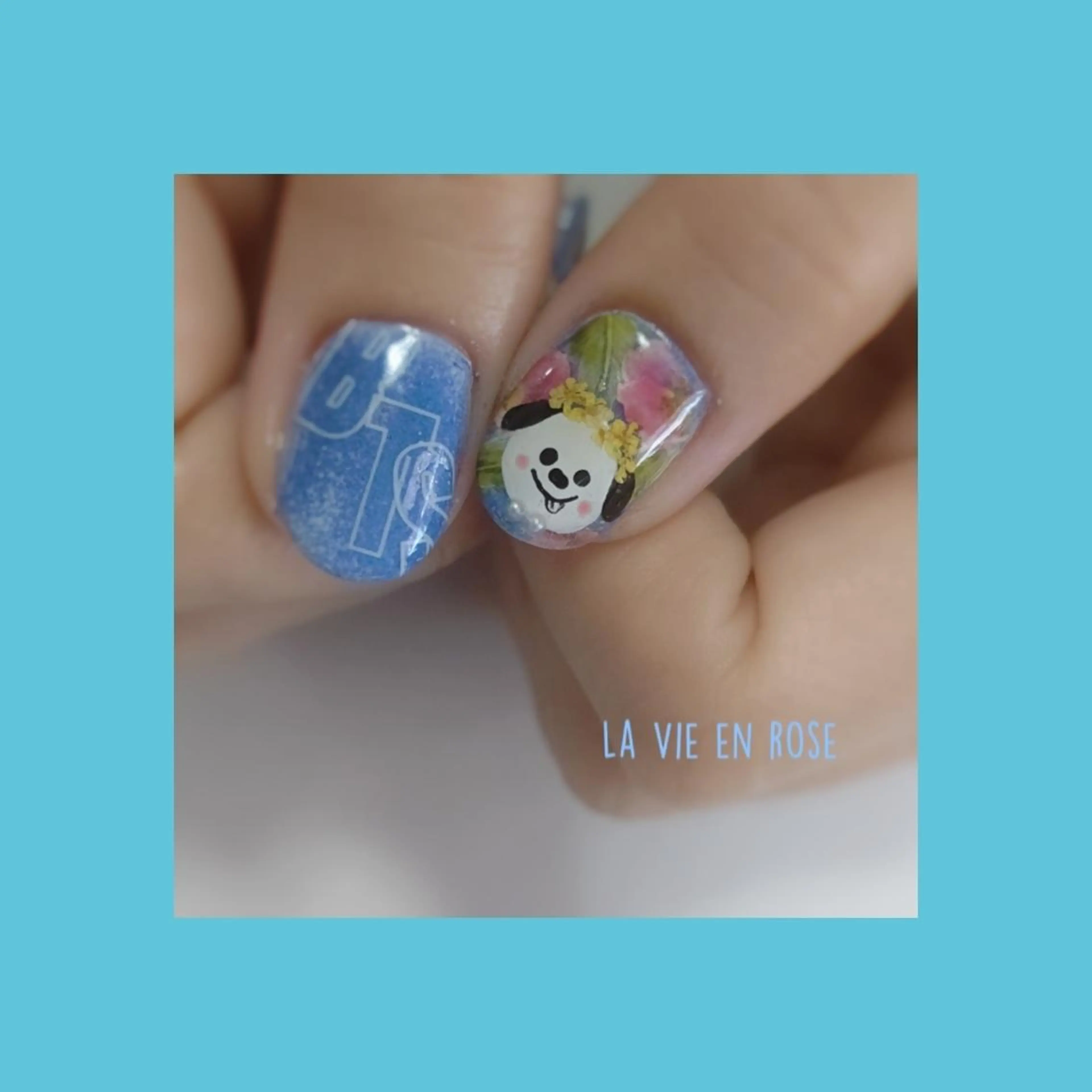 ネイル ラヴィアン ローズのネイルデザイン