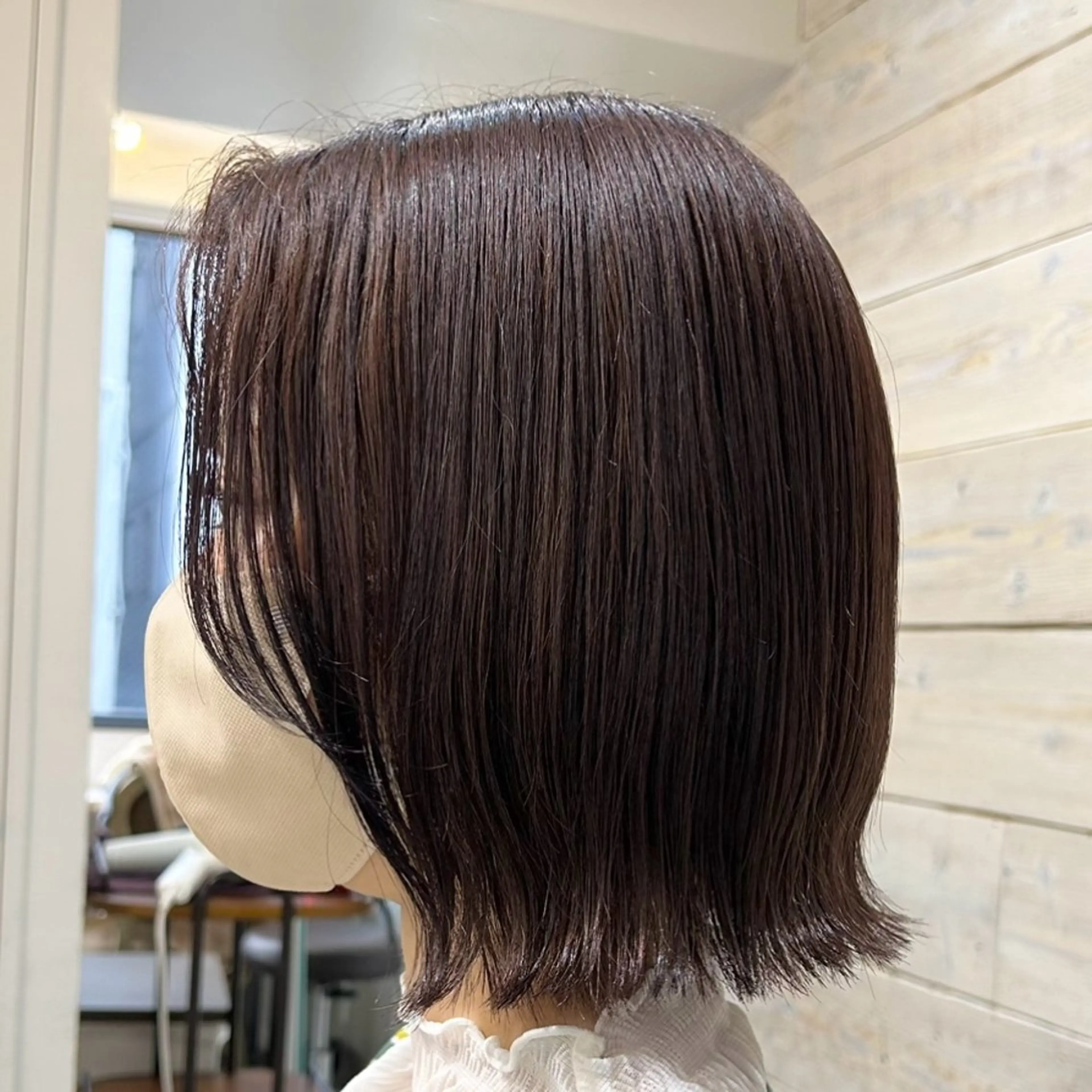 ショート カラー ブラウンカラー ボブ くびれヘア 顔まわりカット/ボブ /🧁とーこ🧁のヘアスタイル