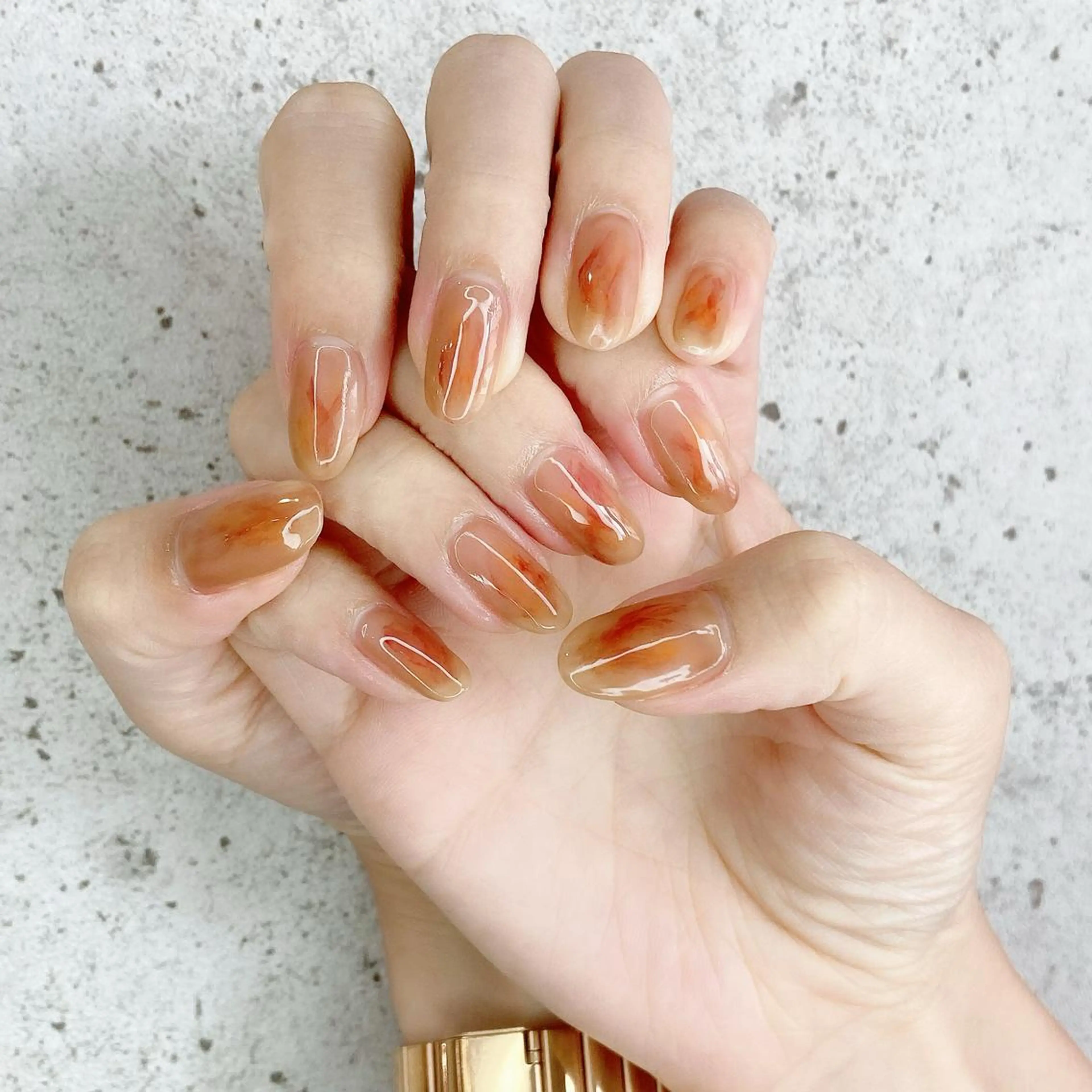 ネイル ジェルネイル ニュアンスネイル パラジェル シンプルネイル 夏ネイル ハンドネイル Nail Kのネイルデザイン