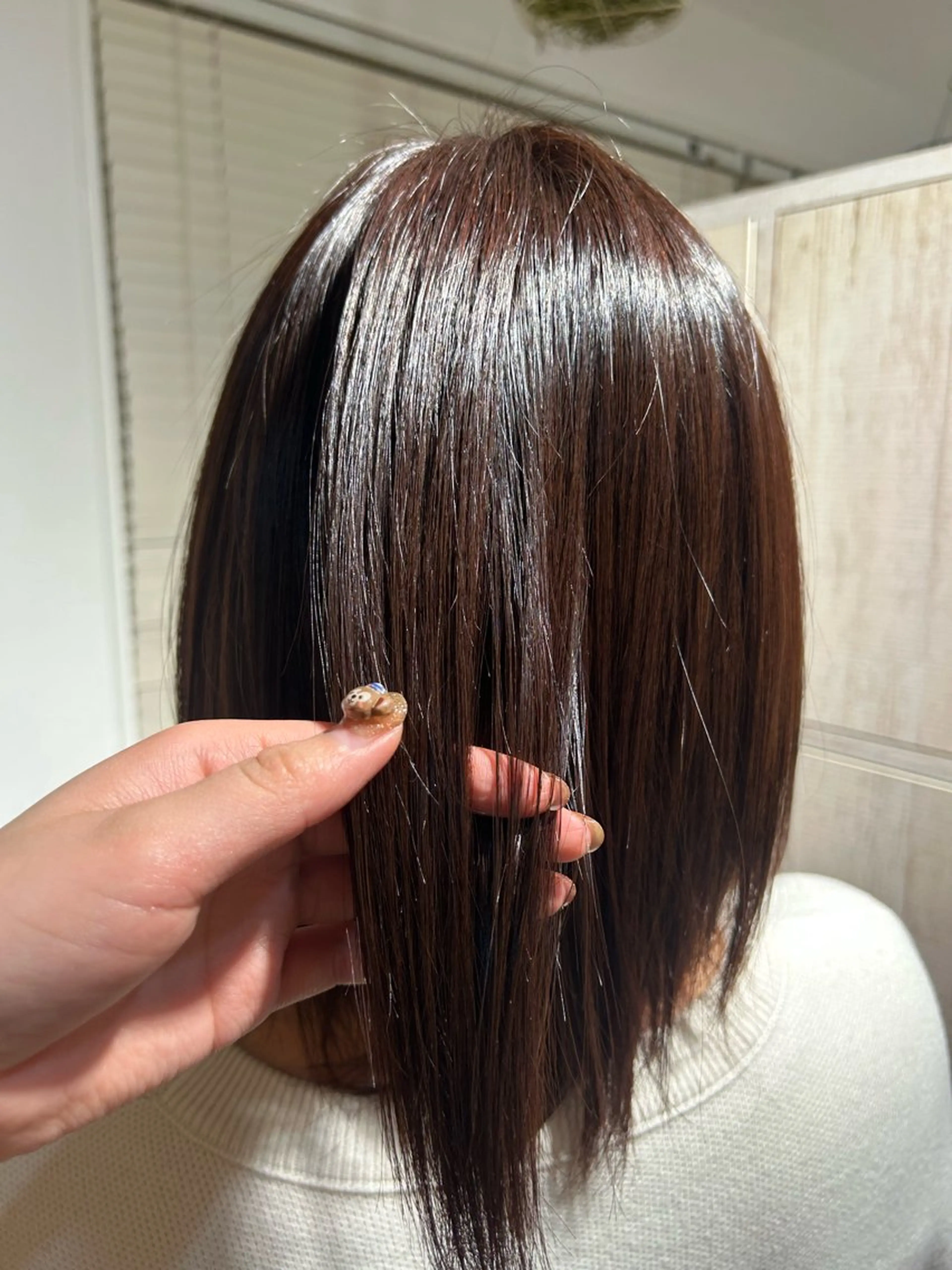 ミディアム カラー ヘアカラー えのはら まおのヘアスタイル