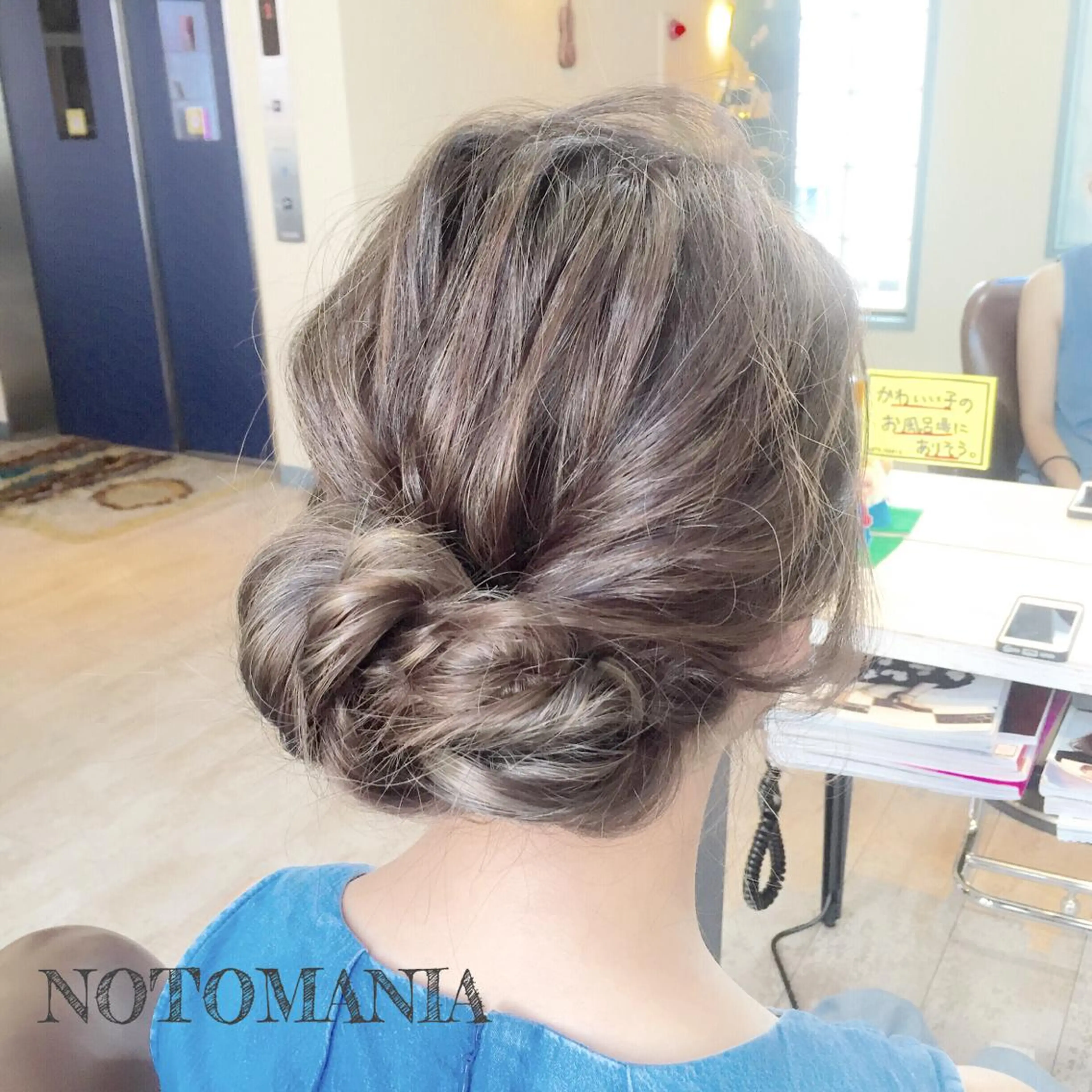 カラー ヘアアレンジ イシハラ アズサのヘアスタイル