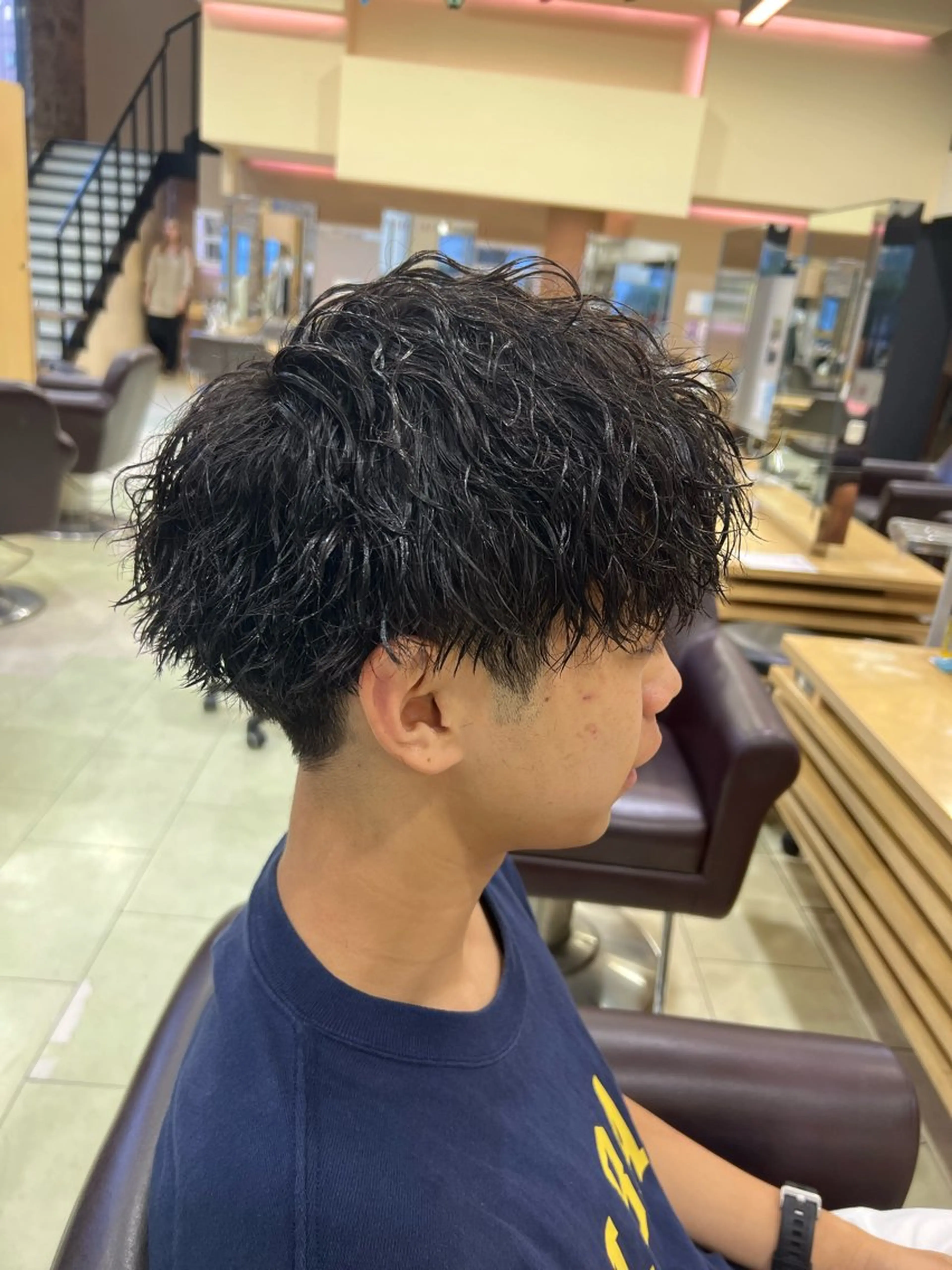 パーマ メンズ メンズパーマ ツイストスパイラルパーマ スパイラルパーマ 韓国ヘアダウンパーマ シャドウパーマ/航太のヘアスタイル