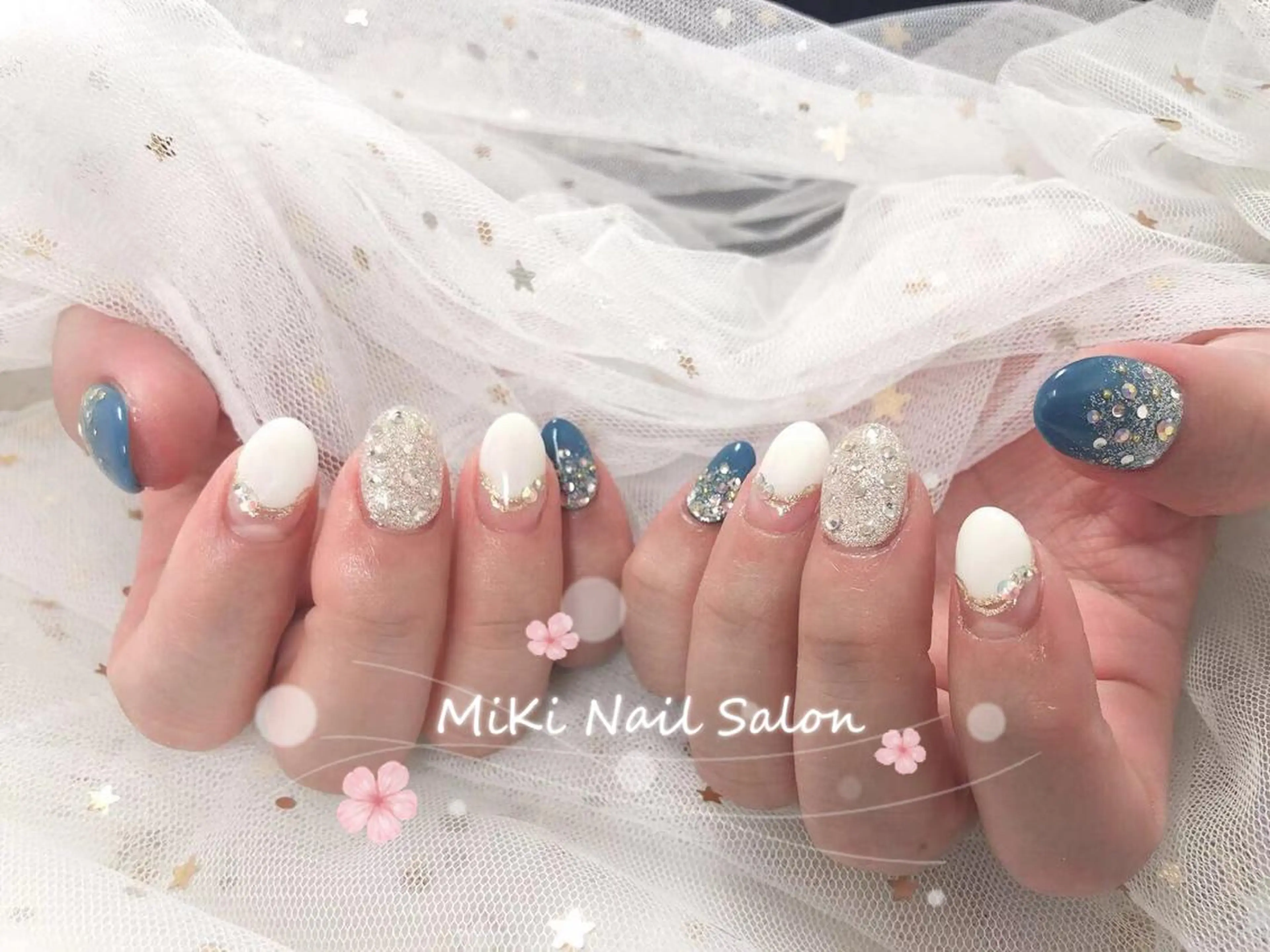 ネイル MiKi Nai池袋 長さだし得意のネイルデザイン