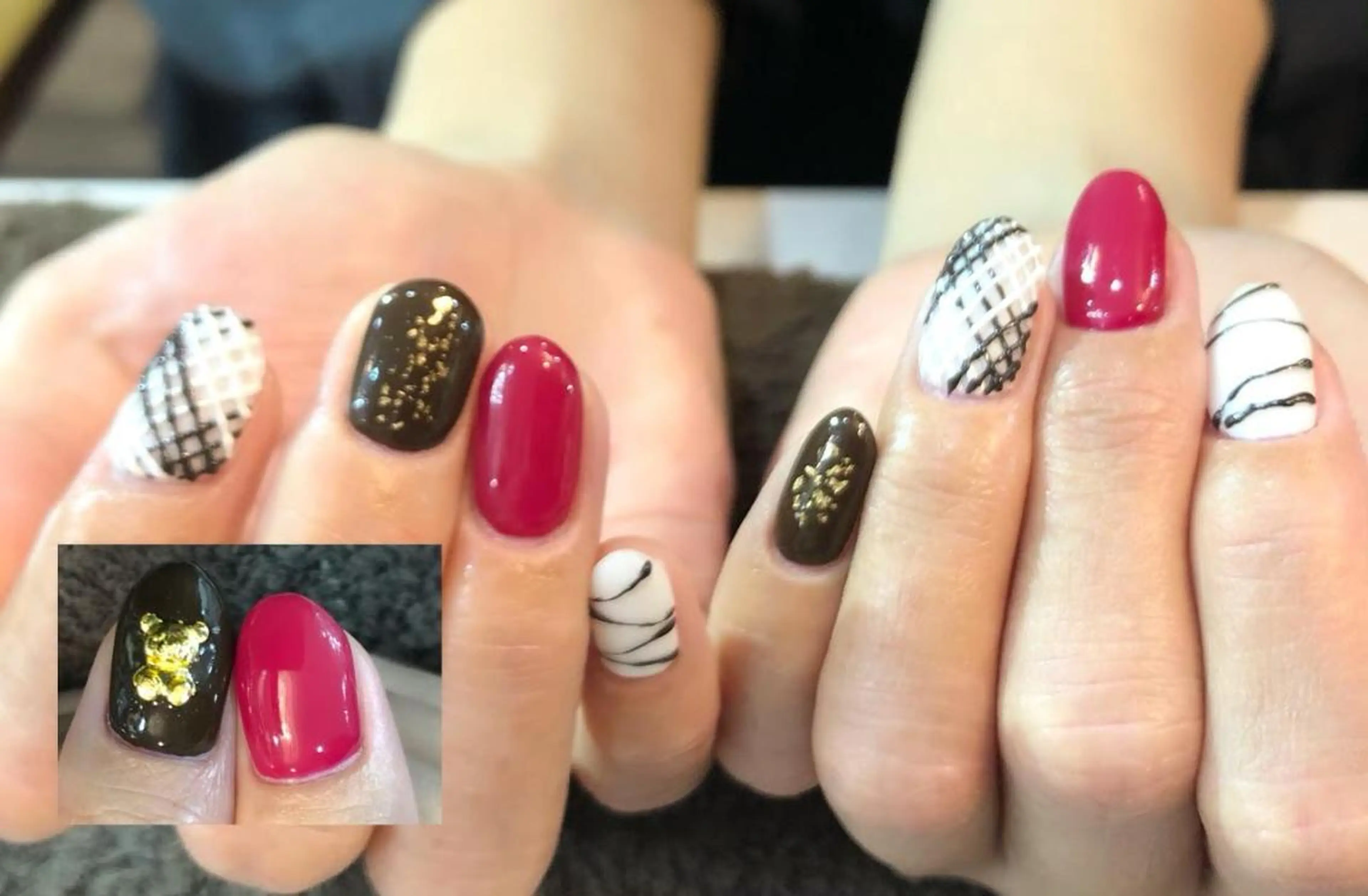 ネイル バレンタイン SG アイラッシュ ☆ラッシュリフトのマツエク・マツパデザイン