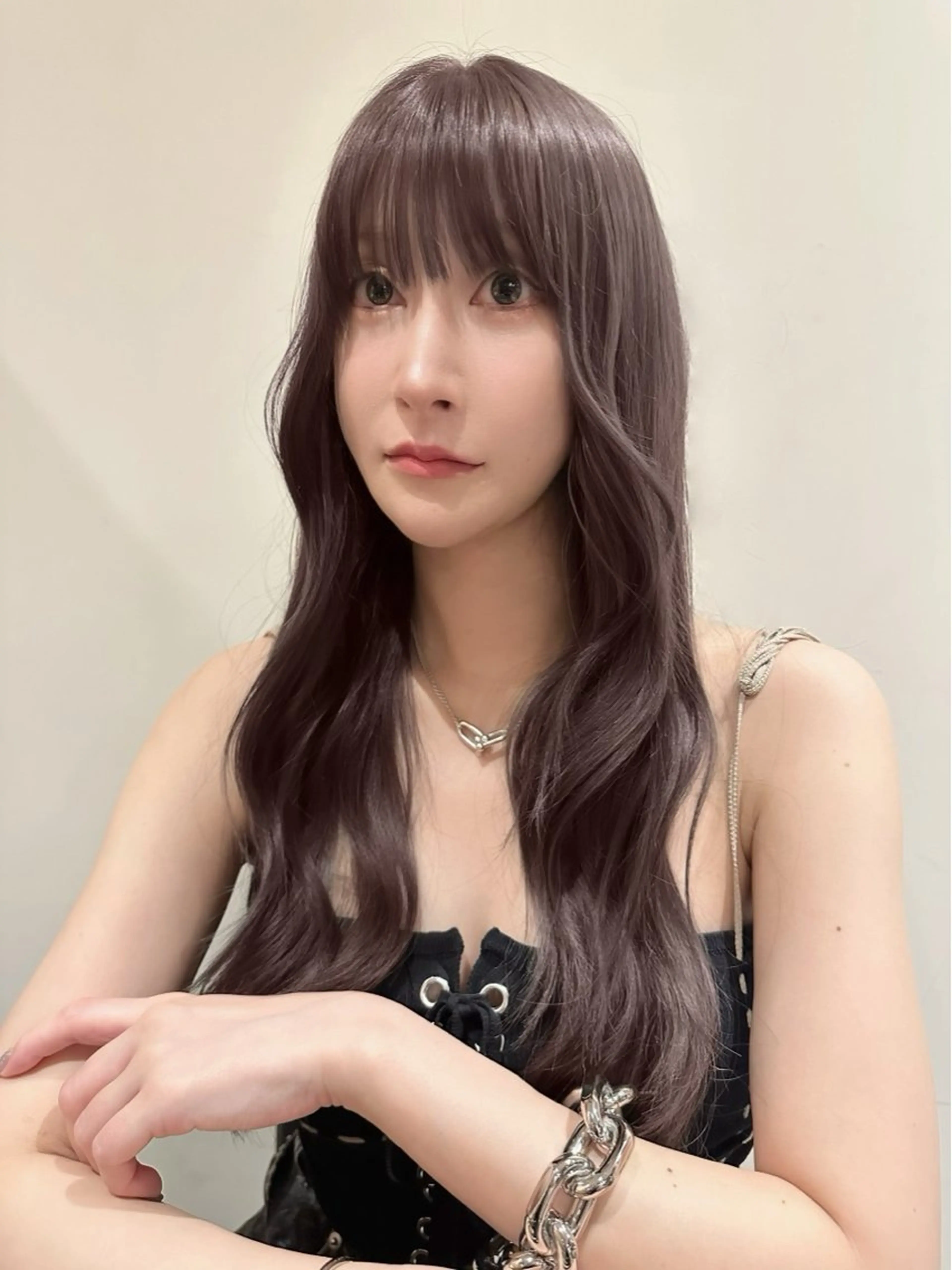 カット➕ケアカラー➕クイックトリートメントの写真