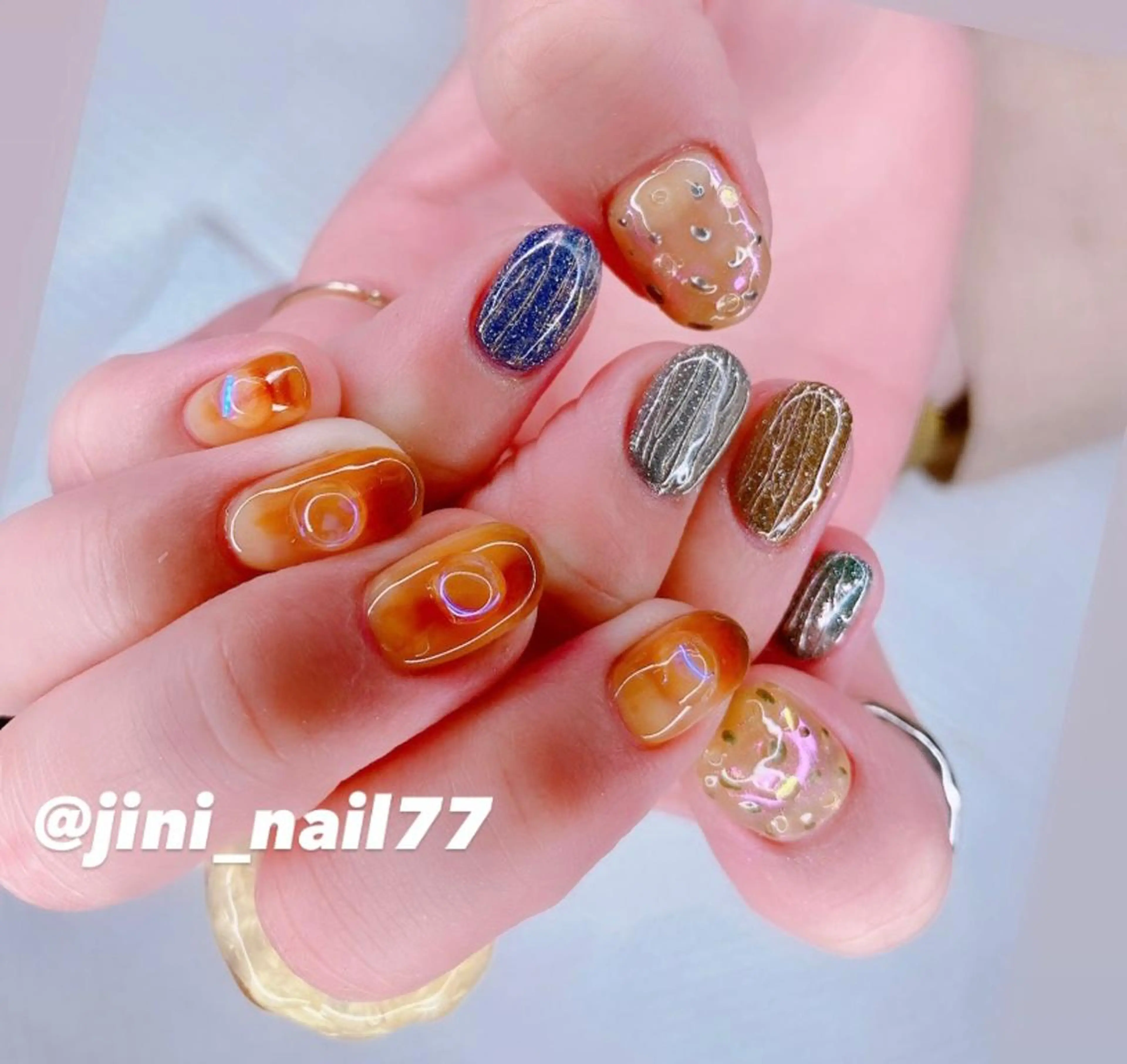 ネイル ハンドネイル JINI NAIL所属・ジニ ネイルのネイルデザイン
