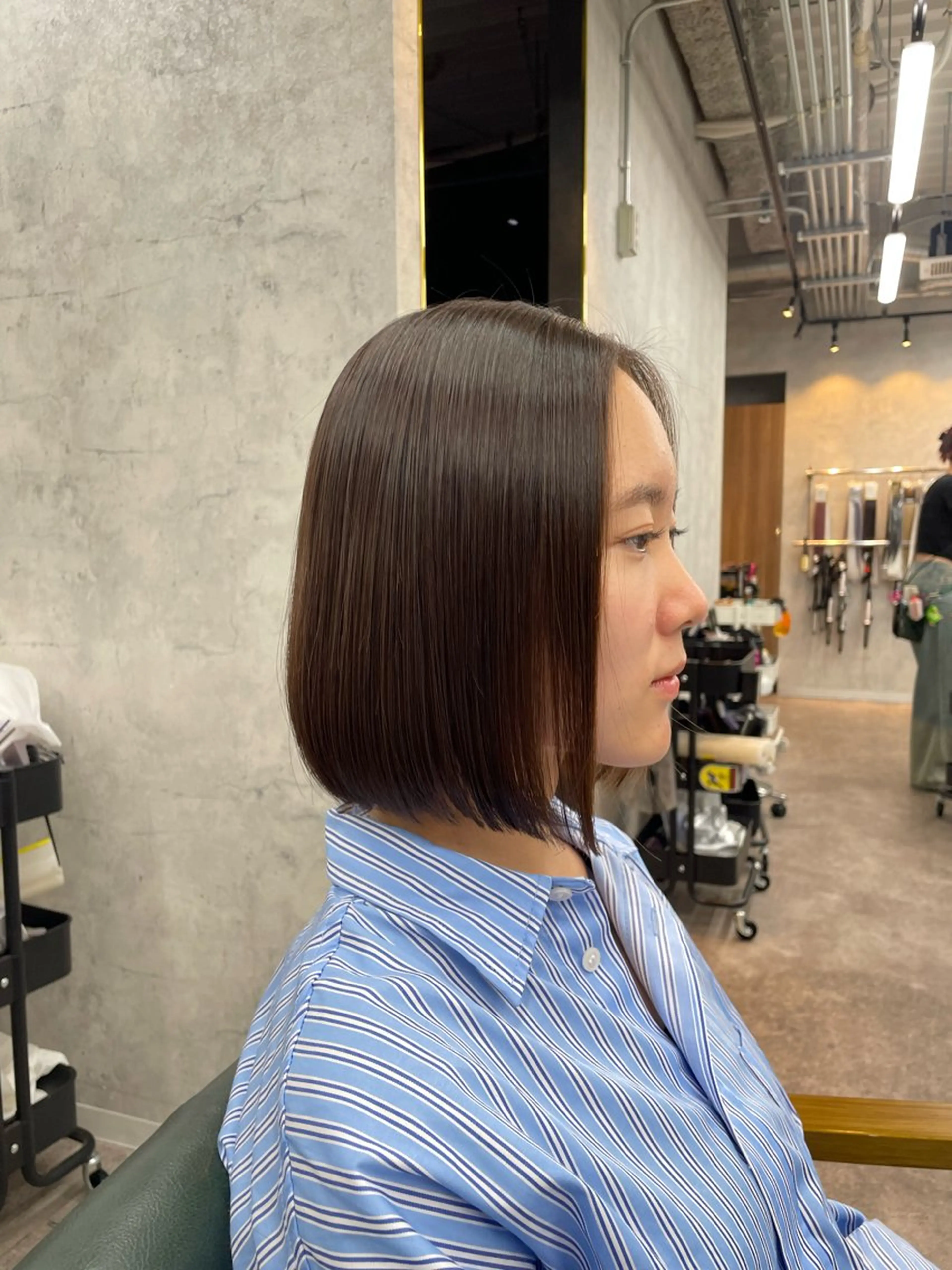 ショート パーマ カット 縮毛矯正 トリートメント ツヤ髪🌿‬髪質改善 🧸RYUGOのヘアスタイル