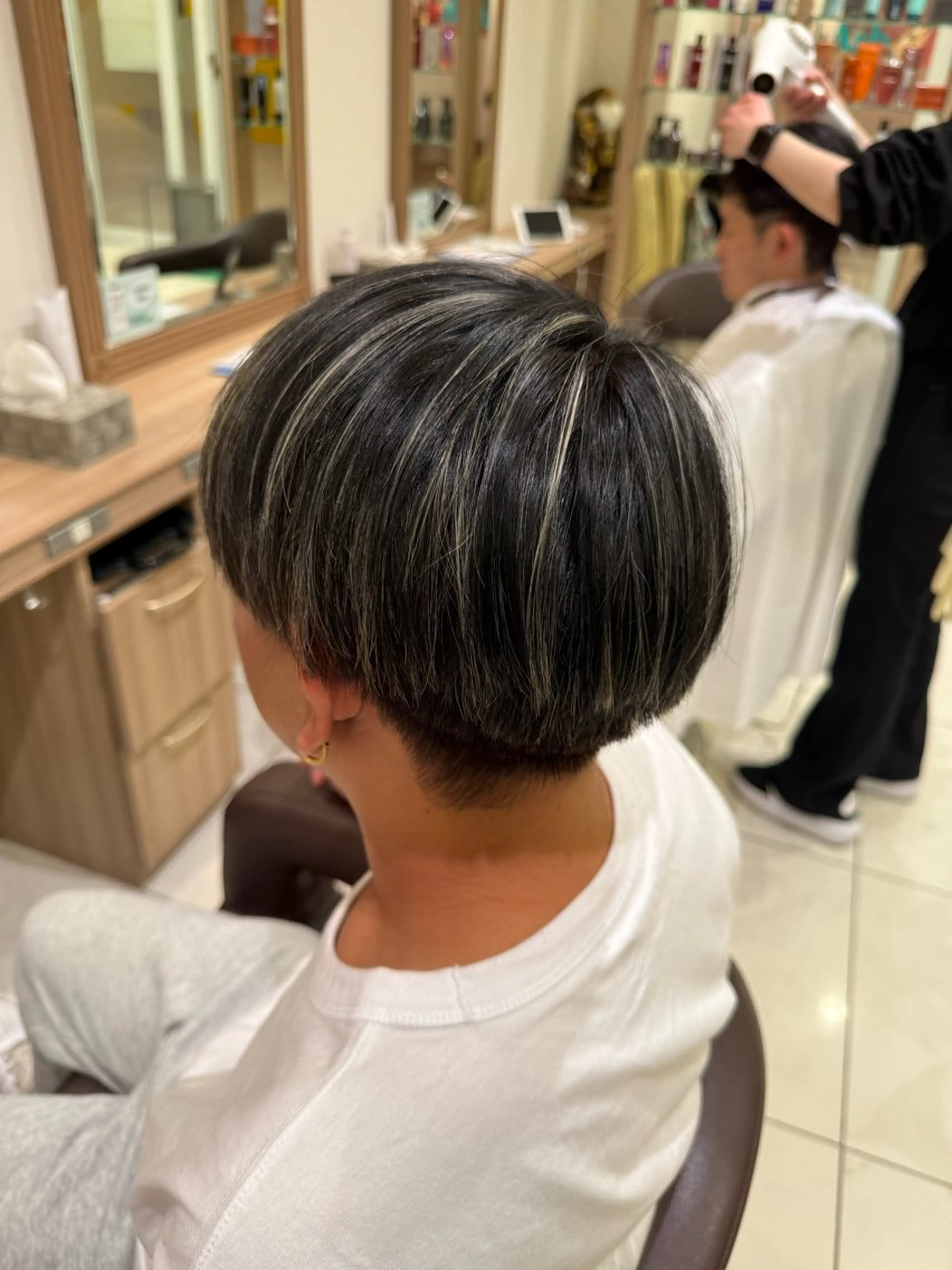 メンズ メンズハイライト ヘアカラー 💎玉村 愛李💎 【ash 津田沼店】のヘアスタイル